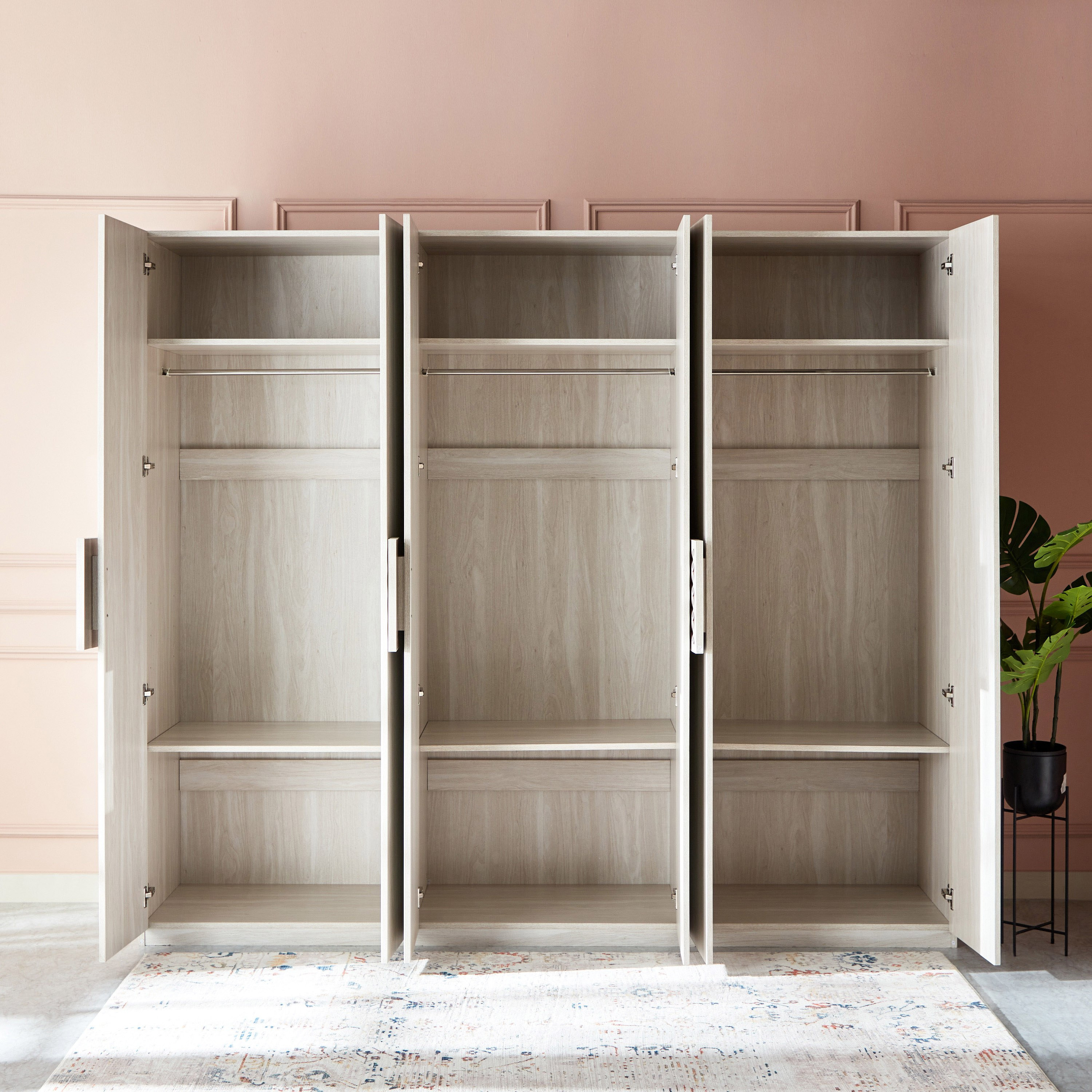 خزانة ملابس 6 أبواب بمرآة من هيرشي-hbxfurniture-wardrobes-image-5
