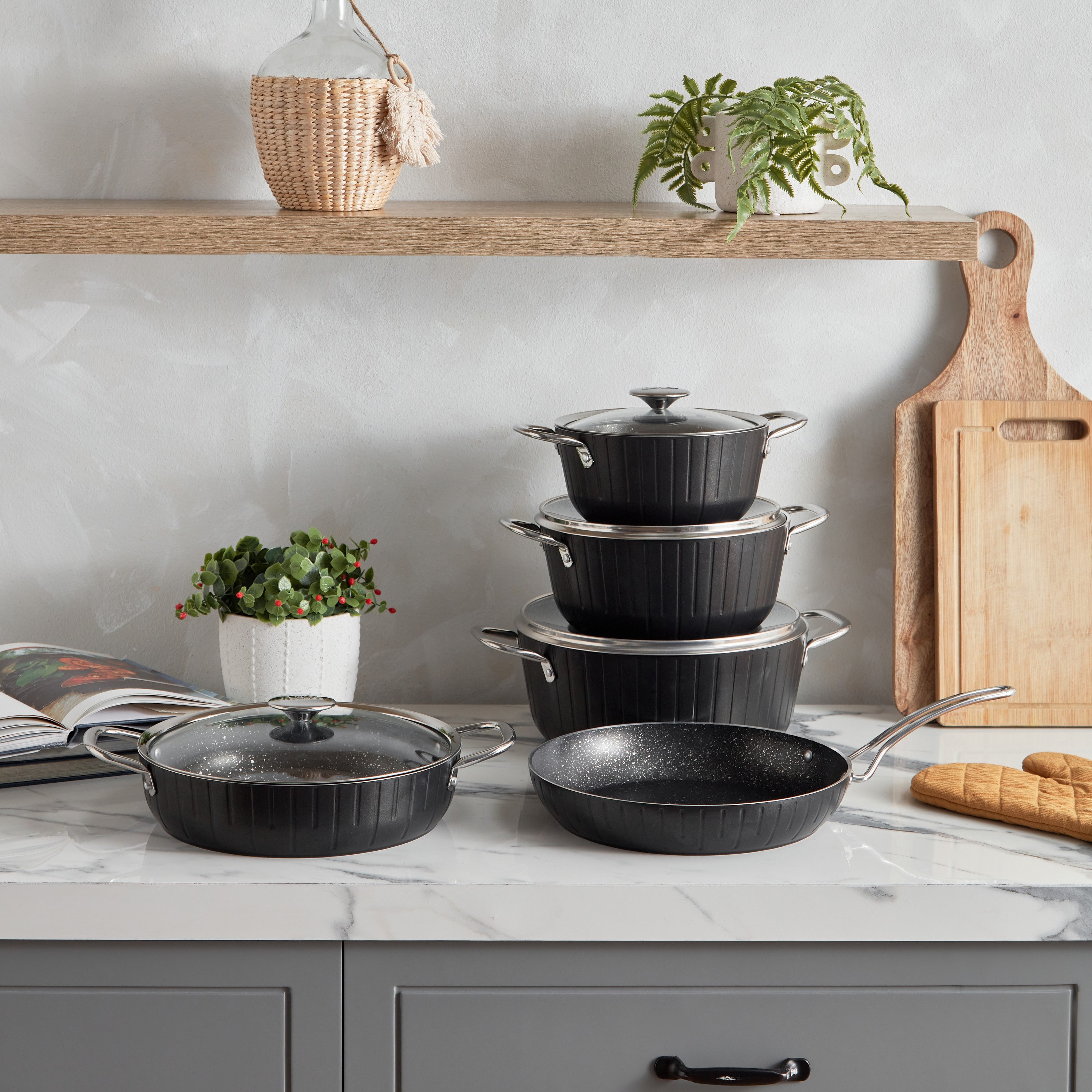 طقم أواني طهي جرانيت كولونا 9 قطع من بريميا-hbxhomeware-hbxkitchen-image-1