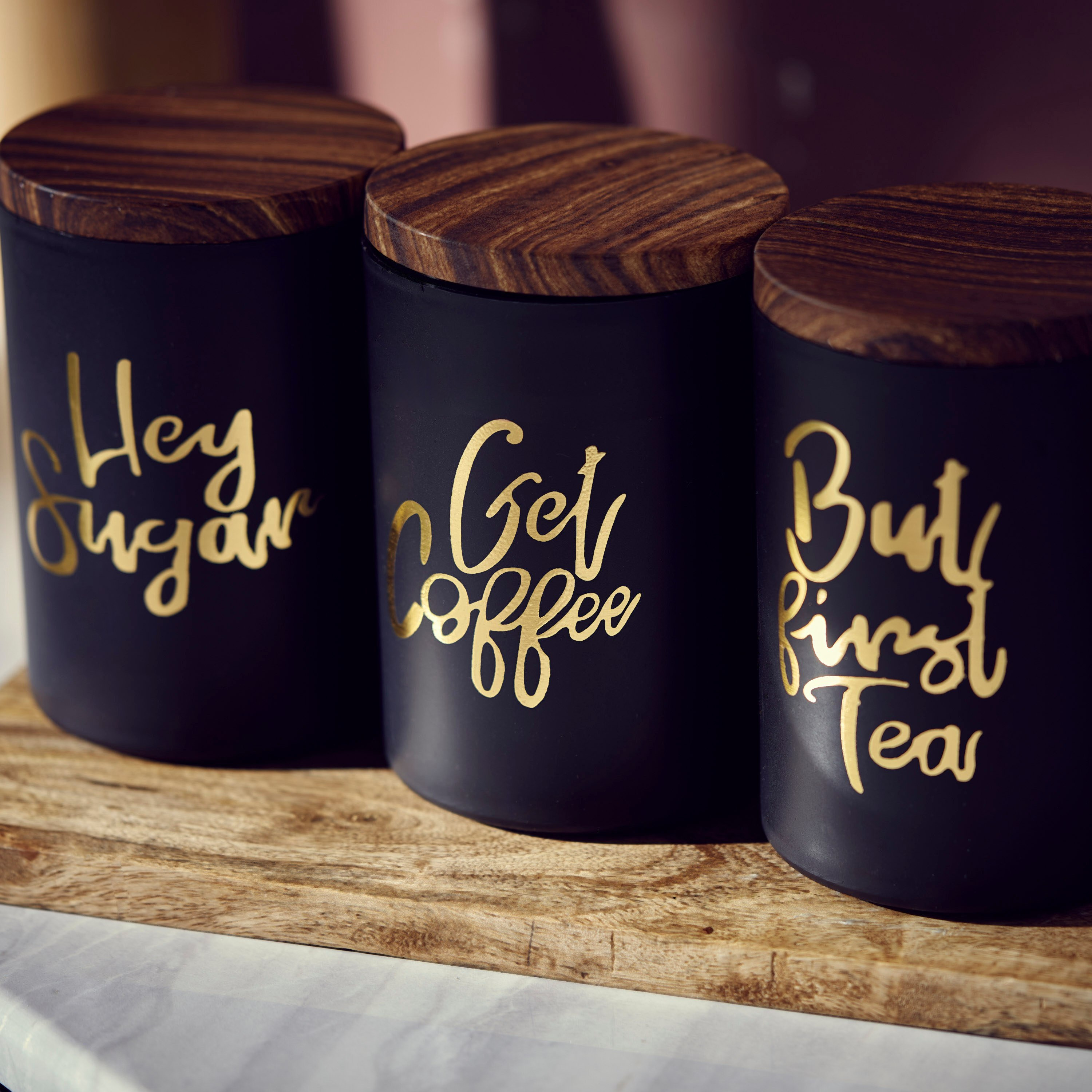 Tea Coffee Sugar Jar - Set of 3-hbxhomeware-hbxkitchen-image-3