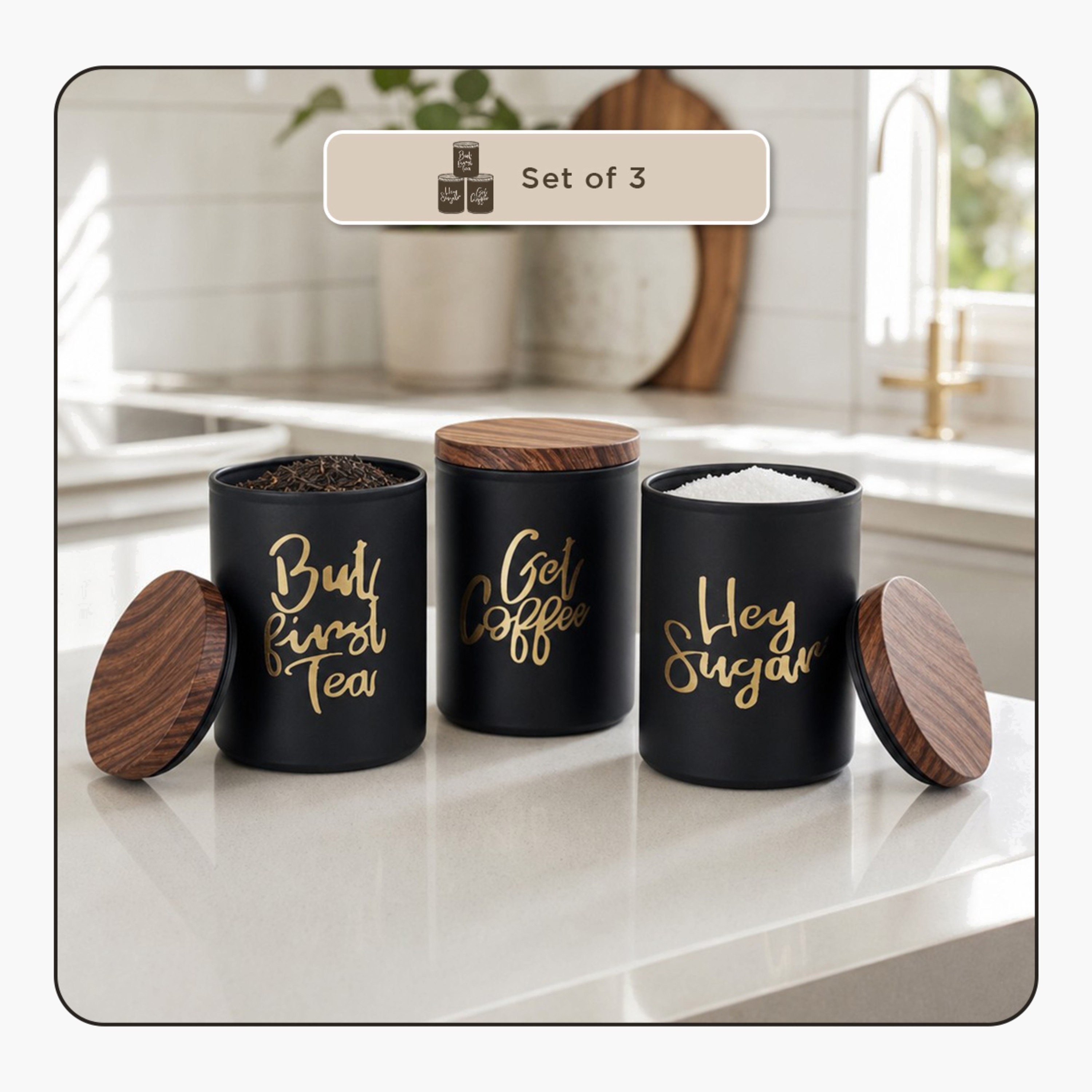 Tea Coffee Sugar Jar - Set of 3-hbxhomeware-hbxkitchen-image-7