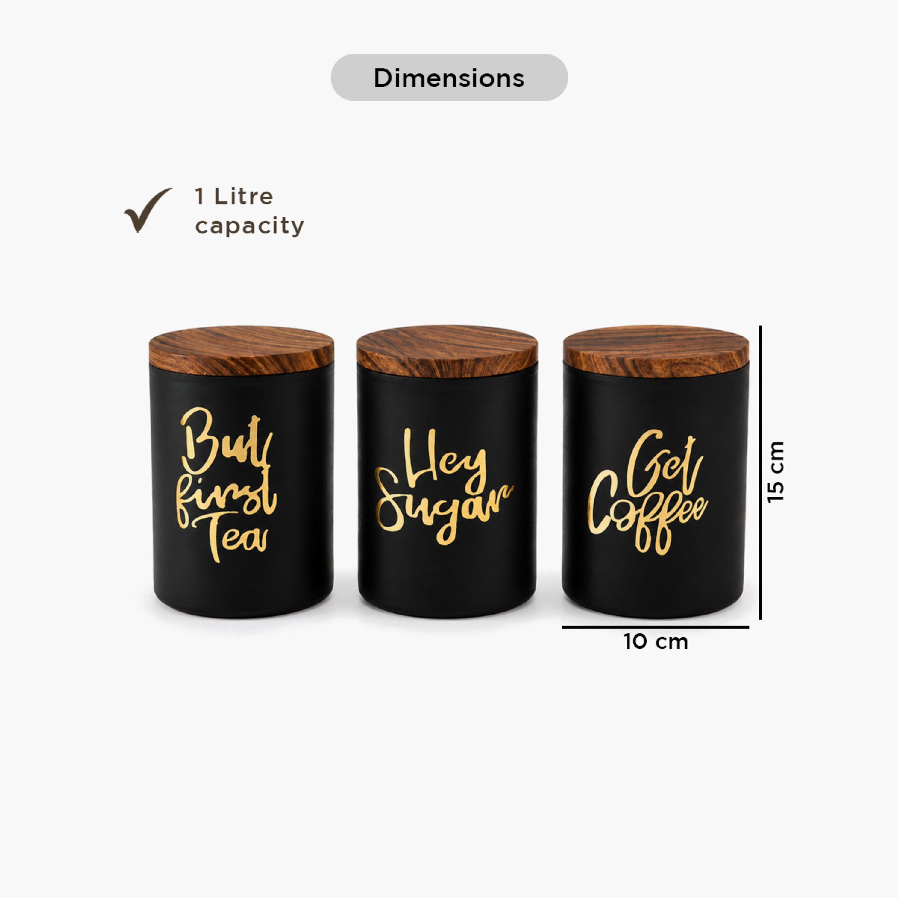 Tea Coffee Sugar Jar - Set of 3-hbxhomeware-hbxkitchen-image-8
