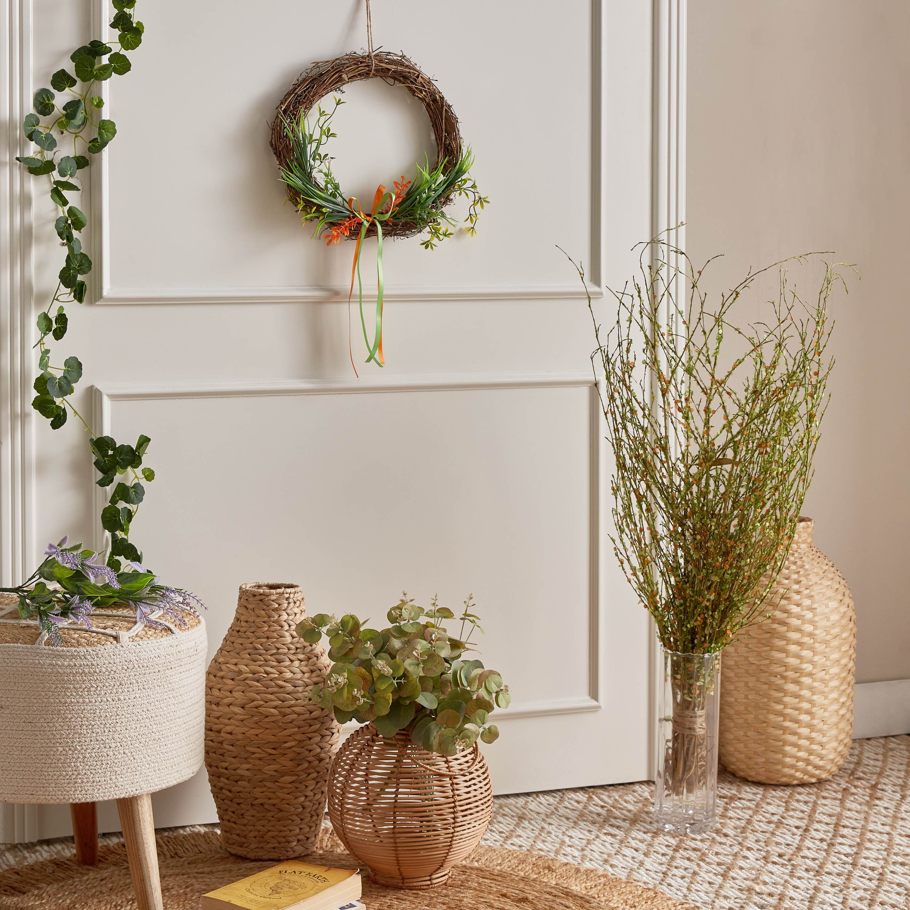 Trent Rattan Besom Bunch - 30x5x9 cm-hbxdecorandfurnishings-homeaccessories-artificialflowersandplants-image-4