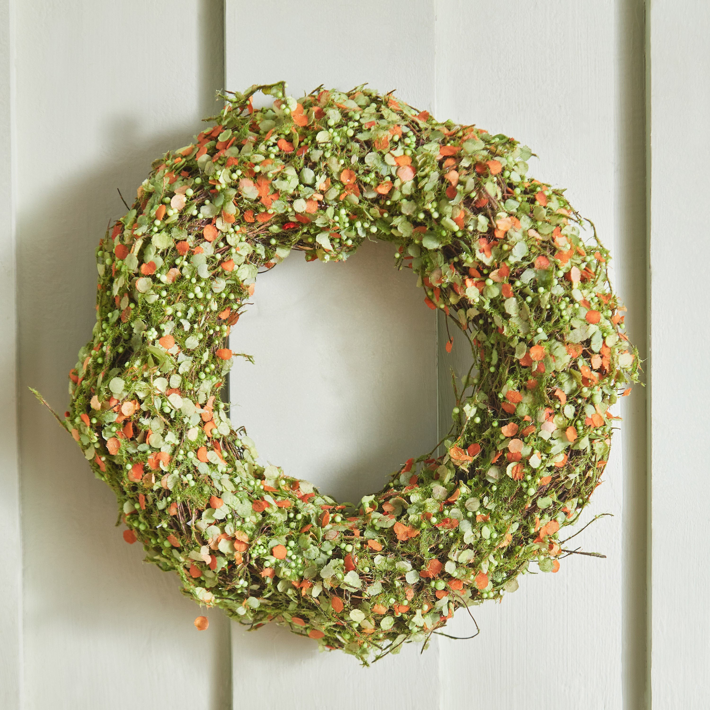 حلقة ورق ديكور راتان - ترينت - 25x25x6 سم-hbxdecorandfurnishings-homeaccessories-artificialflowersandplants-image-2