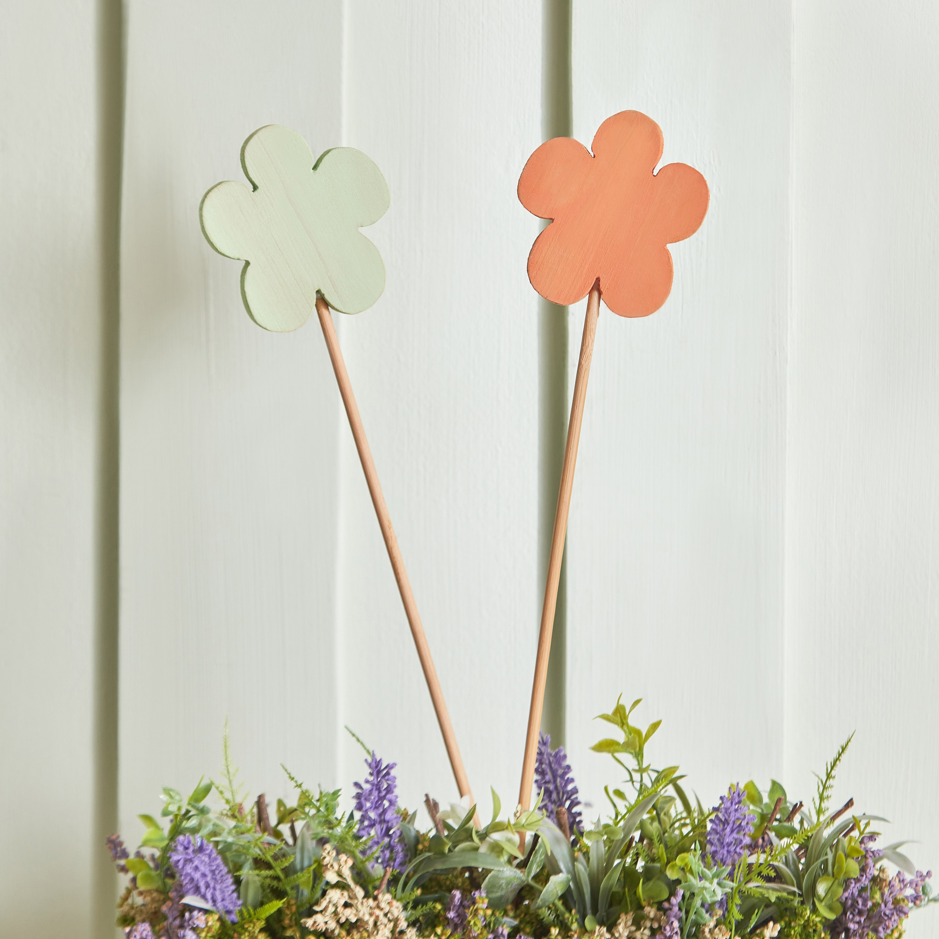 طقم أعواد زهور خشبية  قطعتين من ترينت - 8x7.6x38 سم-hbxdecorandfurnishings-homeaccessories-artificialflowersandplants-image-1