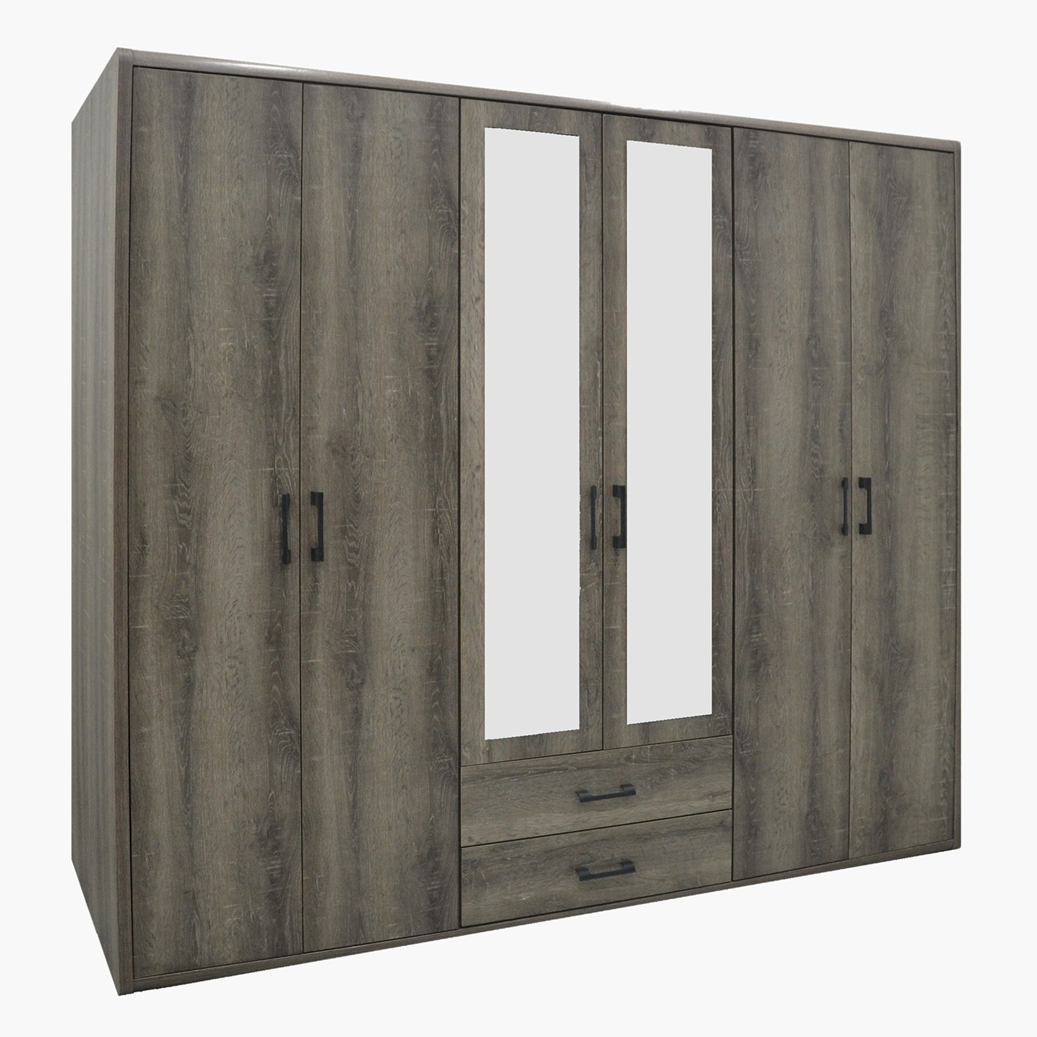 خزانة ملابس 6 أبواب مع درجين و2 مرآة - جلوبس نيو من موڤو-hbxfurniture-wardrobes-image-2