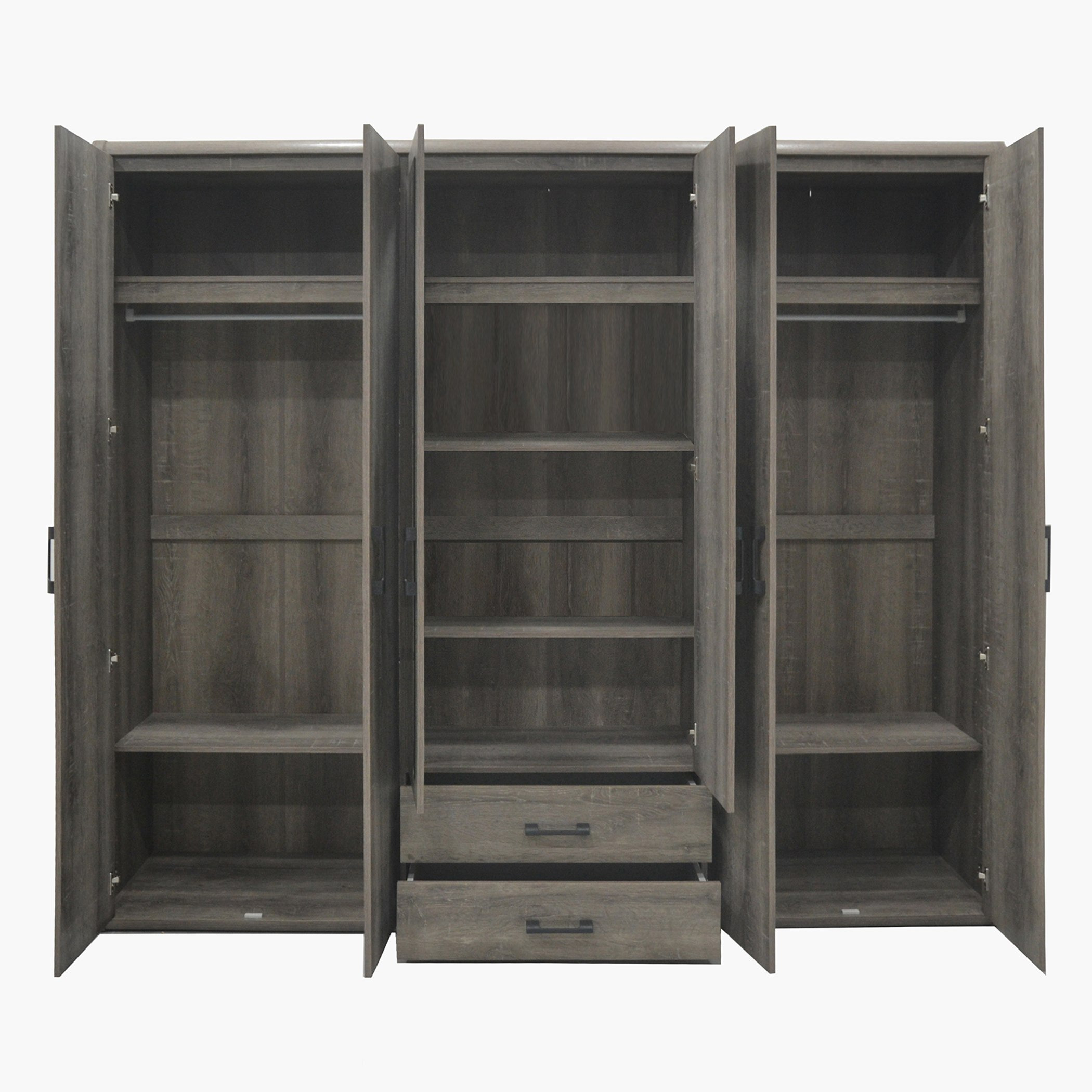 خزانة ملابس 6 أبواب مع درجين و2 مرآة - جلوبس نيو من موڤو-hbxfurniture-wardrobes-image-3
