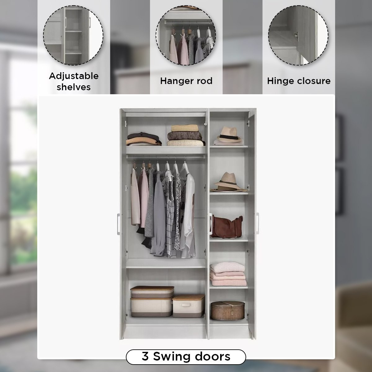 Movo Liverpool 3-Door Wardrobe-hbxfurniture-wardrobes-image-12