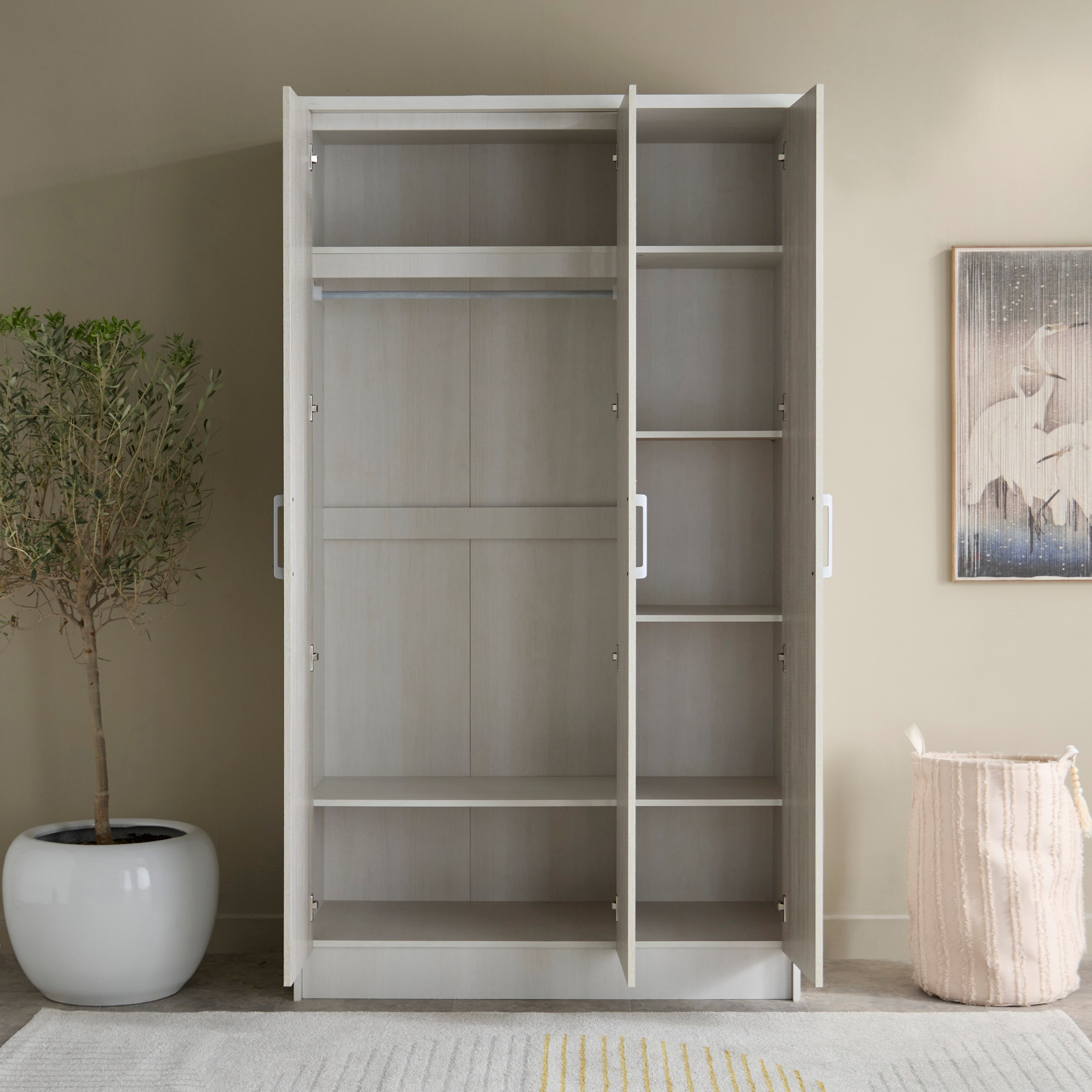 Movo Liverpool 3-Door Wardrobe-hbxfurniture-wardrobes-image-7