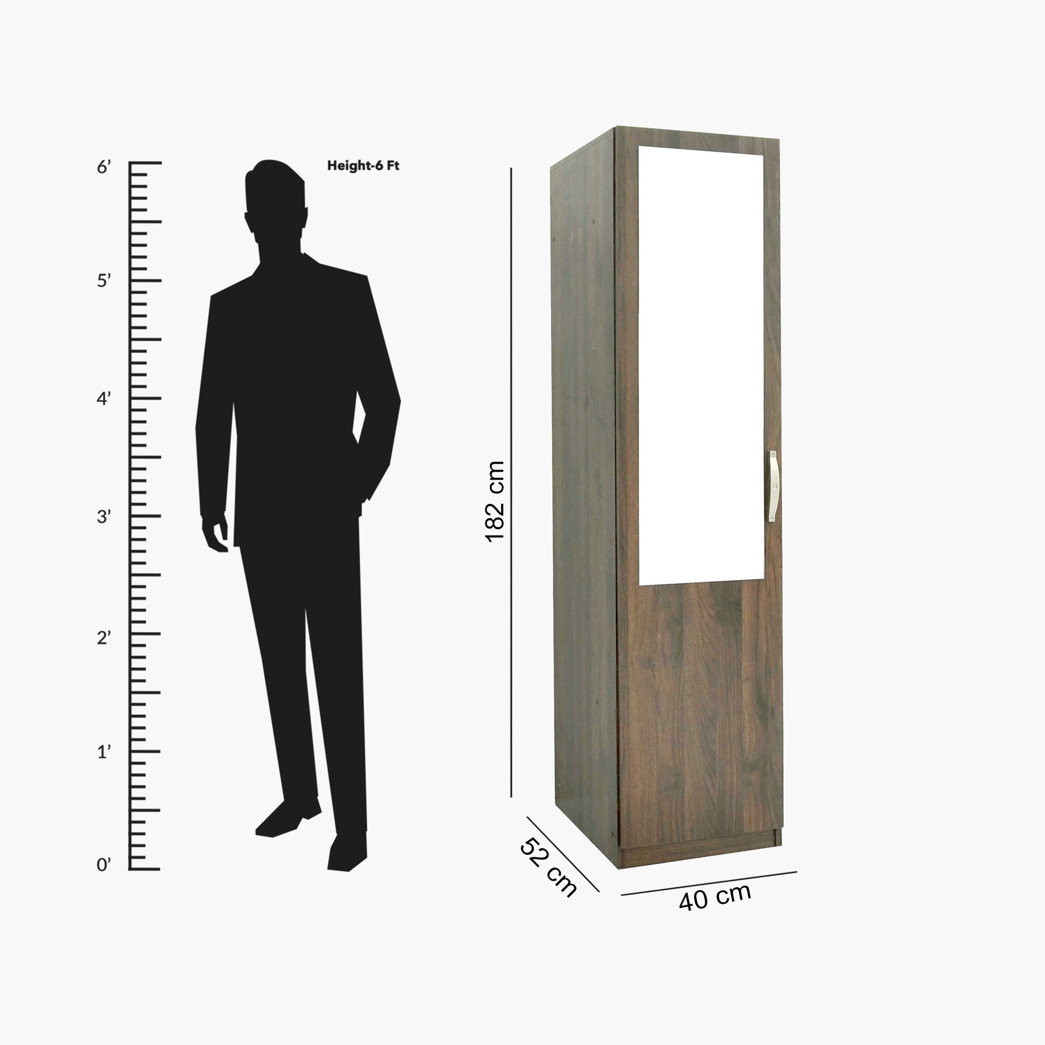 Kulltorp Plus 1-Door Wardrobe with Mirror-hbxfurniture-wardrobes-image-11