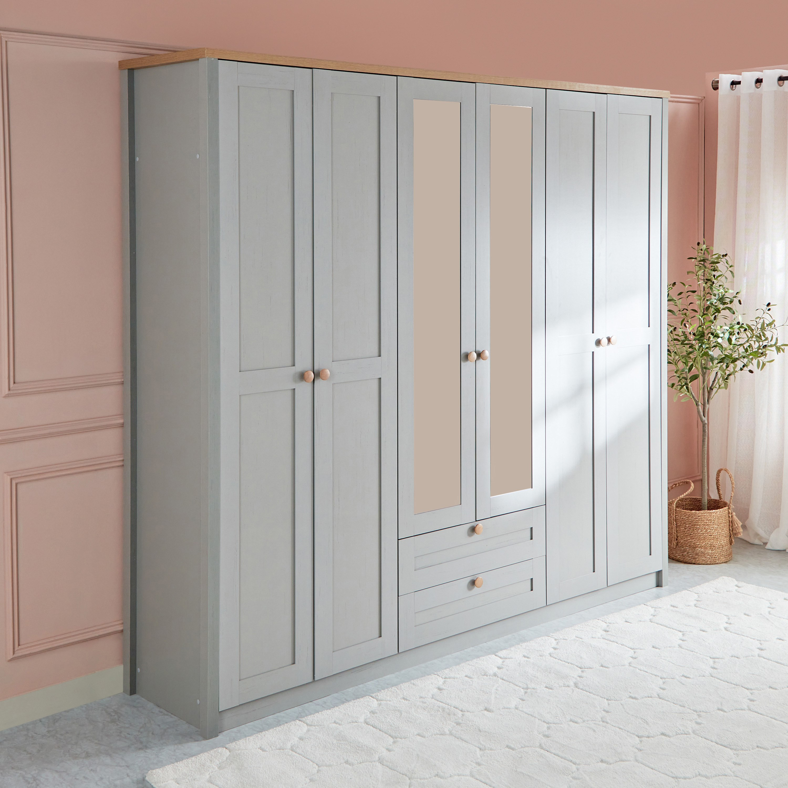 خزانة ملابس- 6 أبواب من فينشي-hbxfurniture-wardrobes-image-2