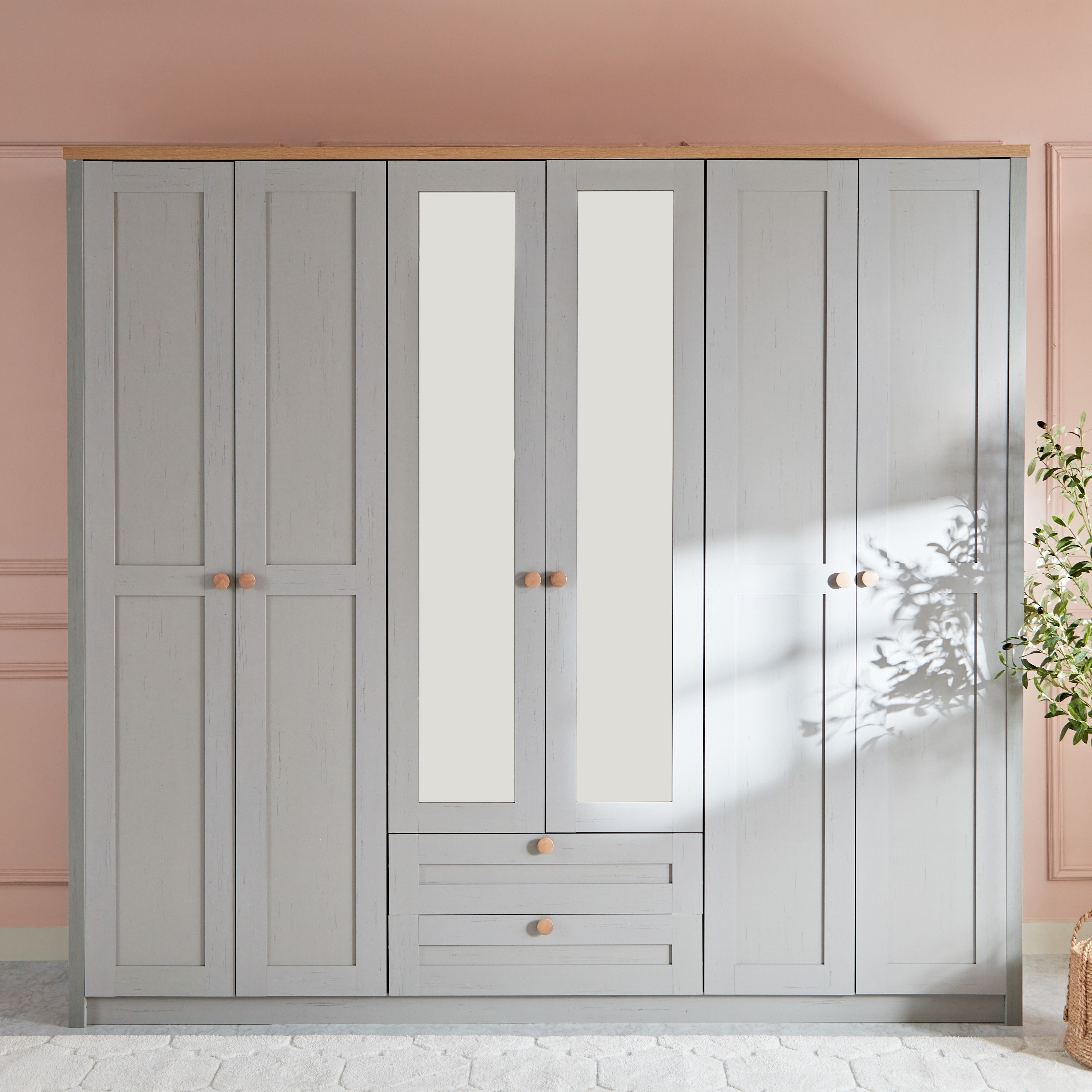 خزانة ملابس- 6 أبواب من فينشي-hbxfurniture-wardrobes-image-1