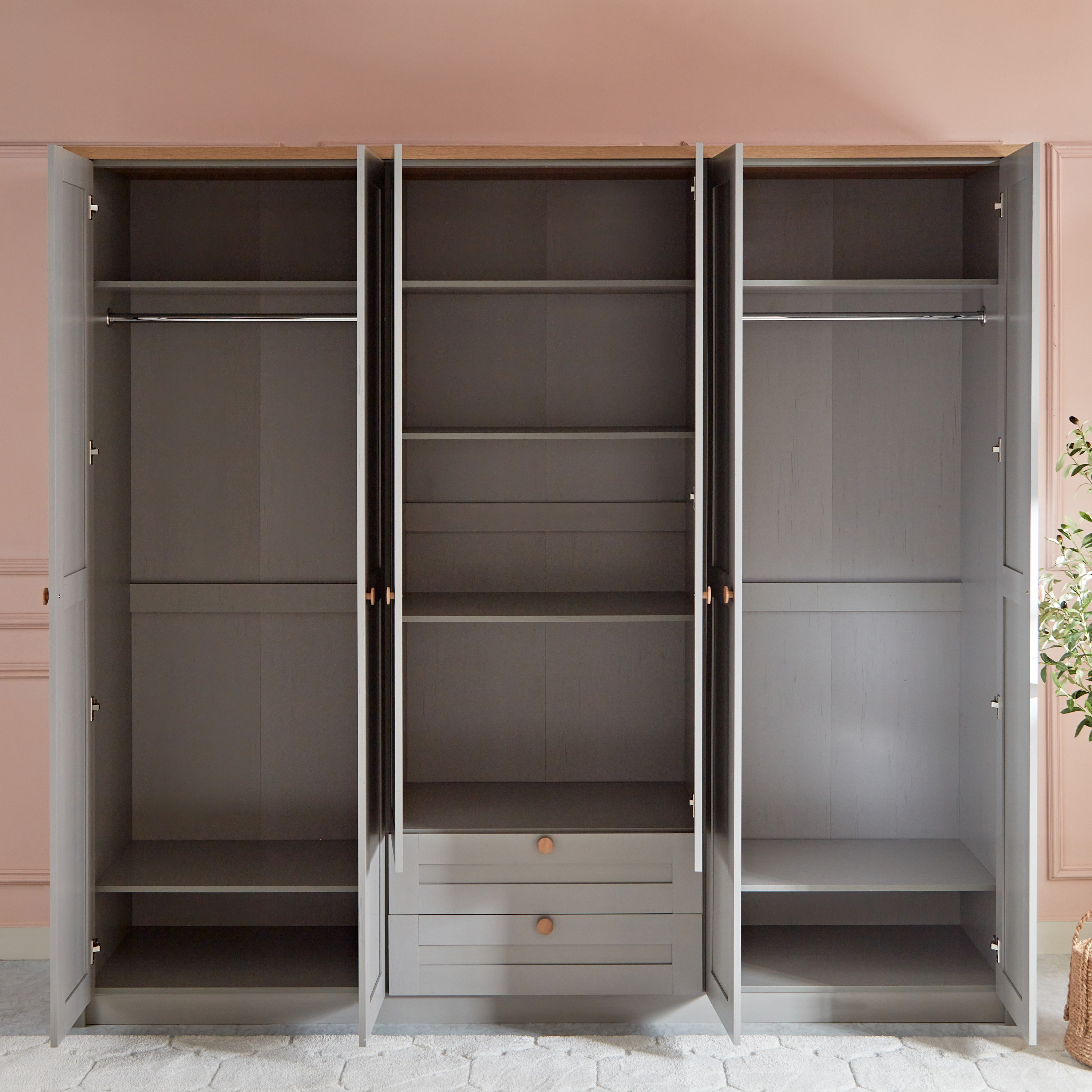 خزانة ملابس- 6 أبواب من فينشي-hbxfurniture-wardrobes-image-6