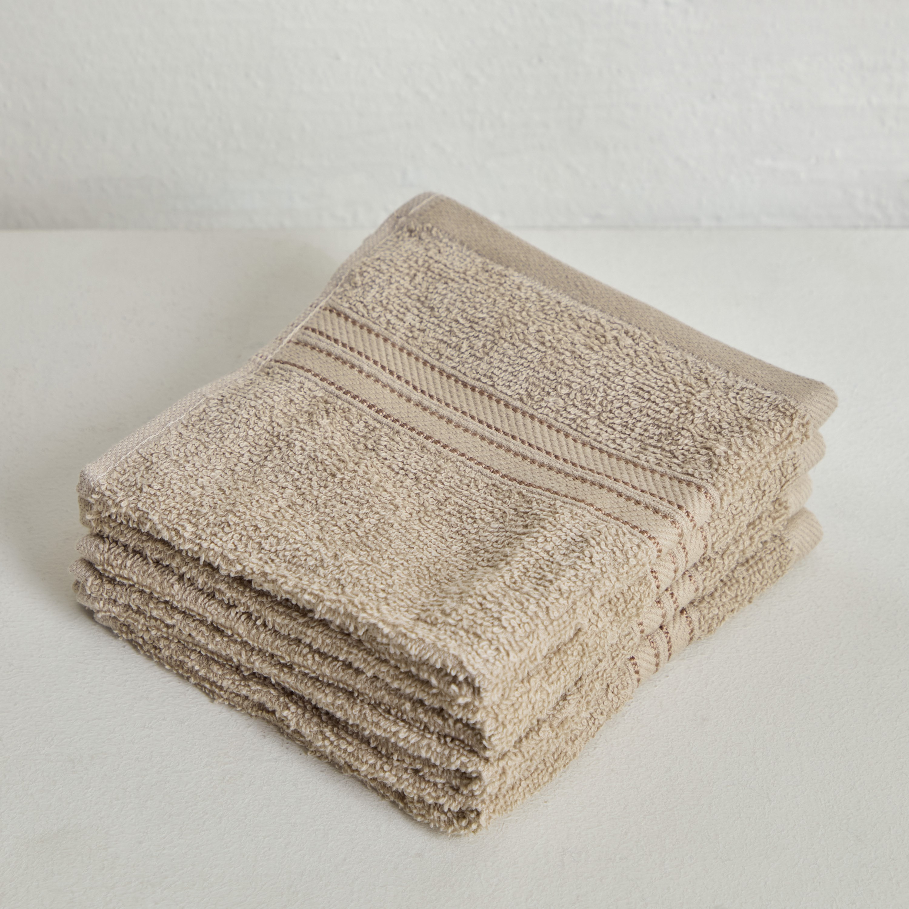 Essential 4-Piece Carded Face Towel Set - 30x30 cm-hbxbathroom-bathroomtextiles-image-1