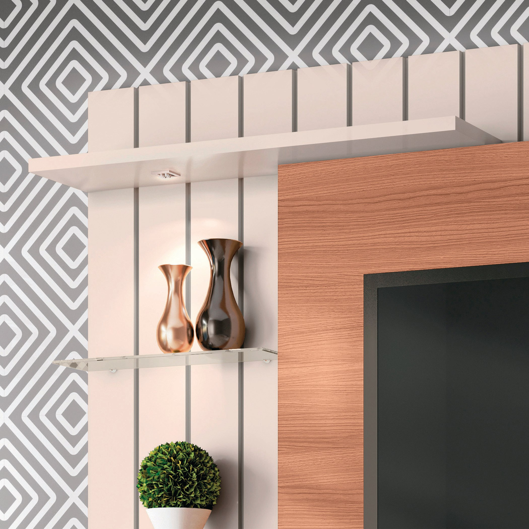 وحدة حائط لأجهزة تلفاز حتى 60 بوصة من هايدن-hbxlivingroom-mediaunitsandstorage-wallunits-image-3