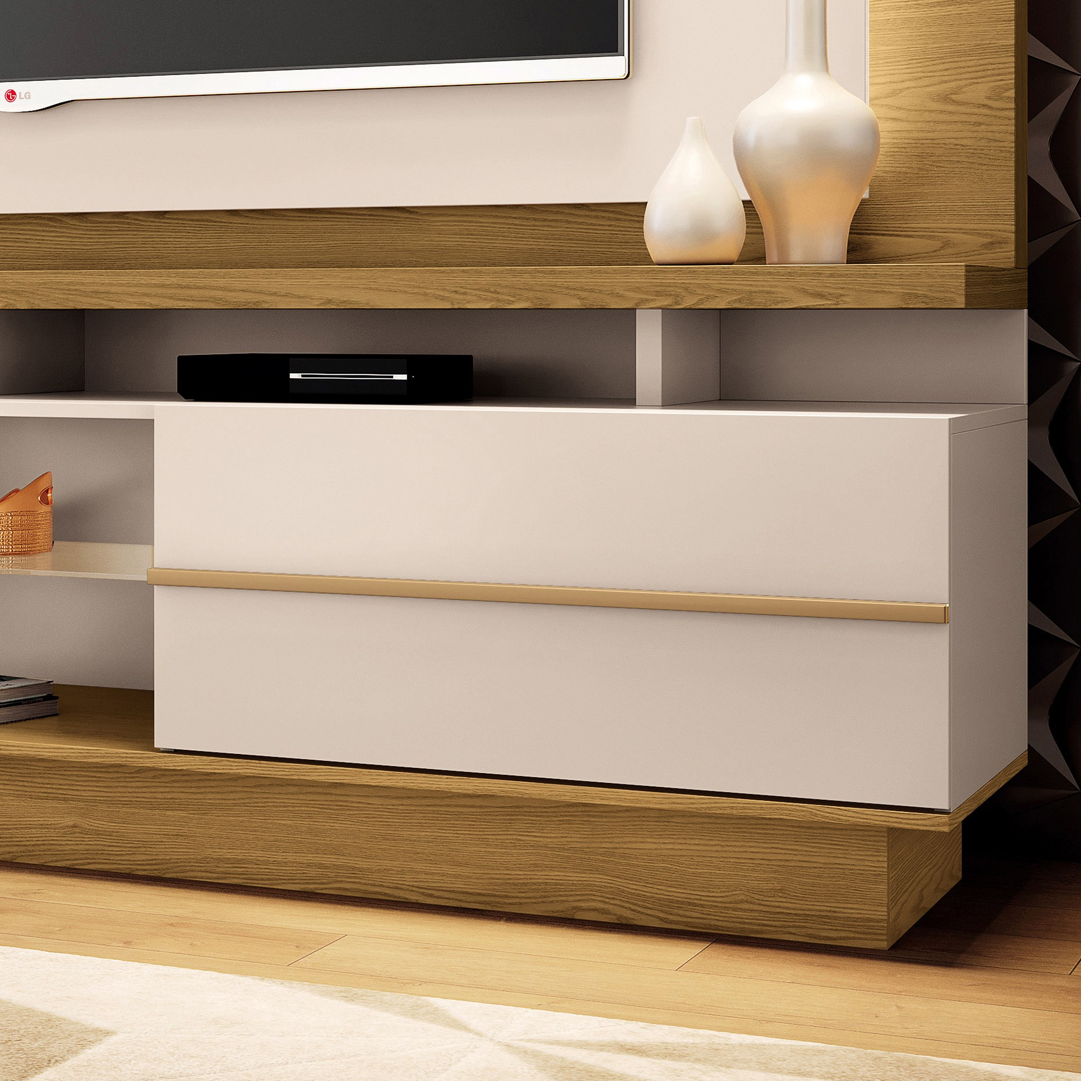 وحدة حائط لأجهزة تلفاز حتى 75 بوصة من أليكس-hbxlivingroom-mediaunitsandstorage-wallunits-image-2