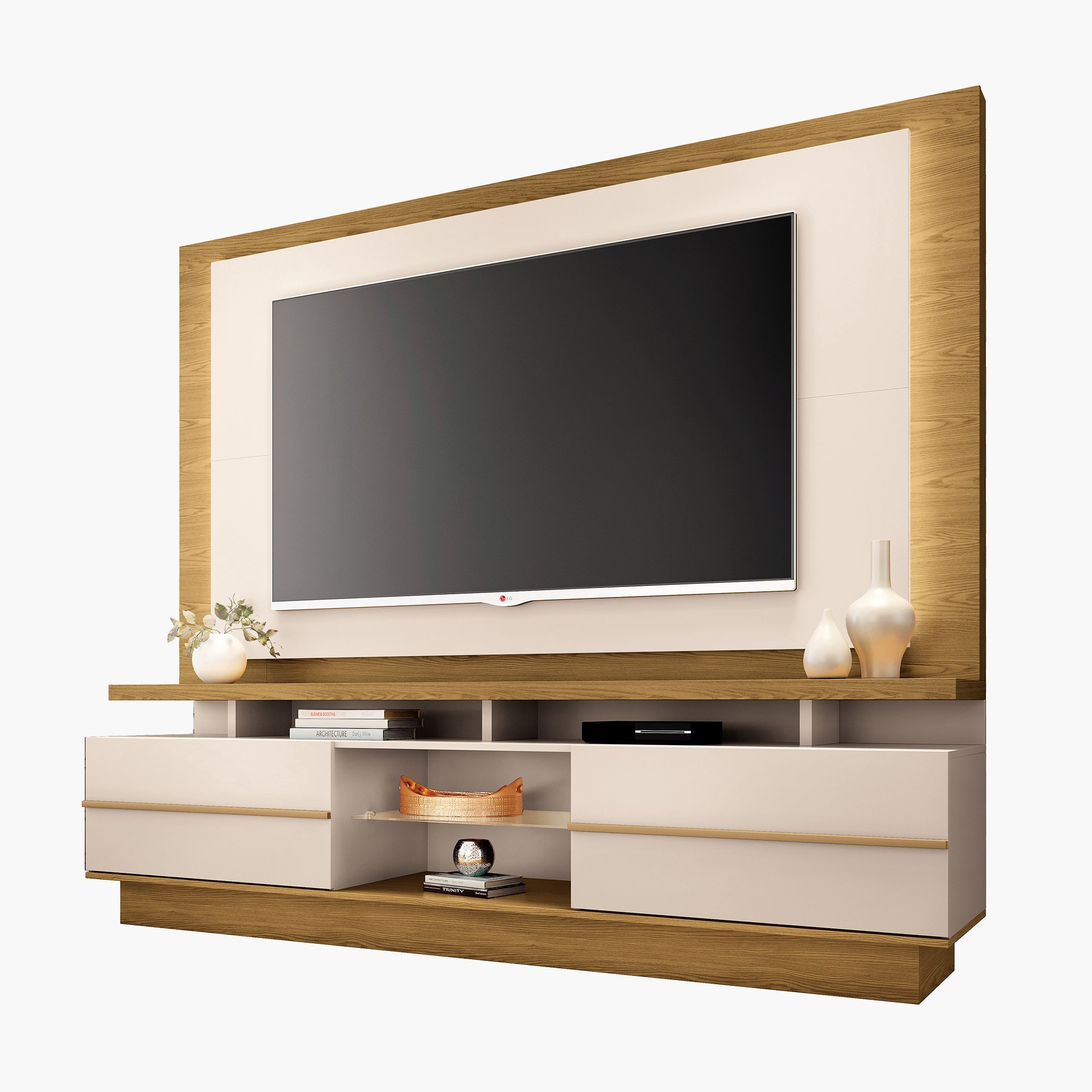 وحدة حائط لأجهزة تلفاز حتى 75 بوصة من أليكس-hbxlivingroom-mediaunitsandstorage-wallunits-image-10