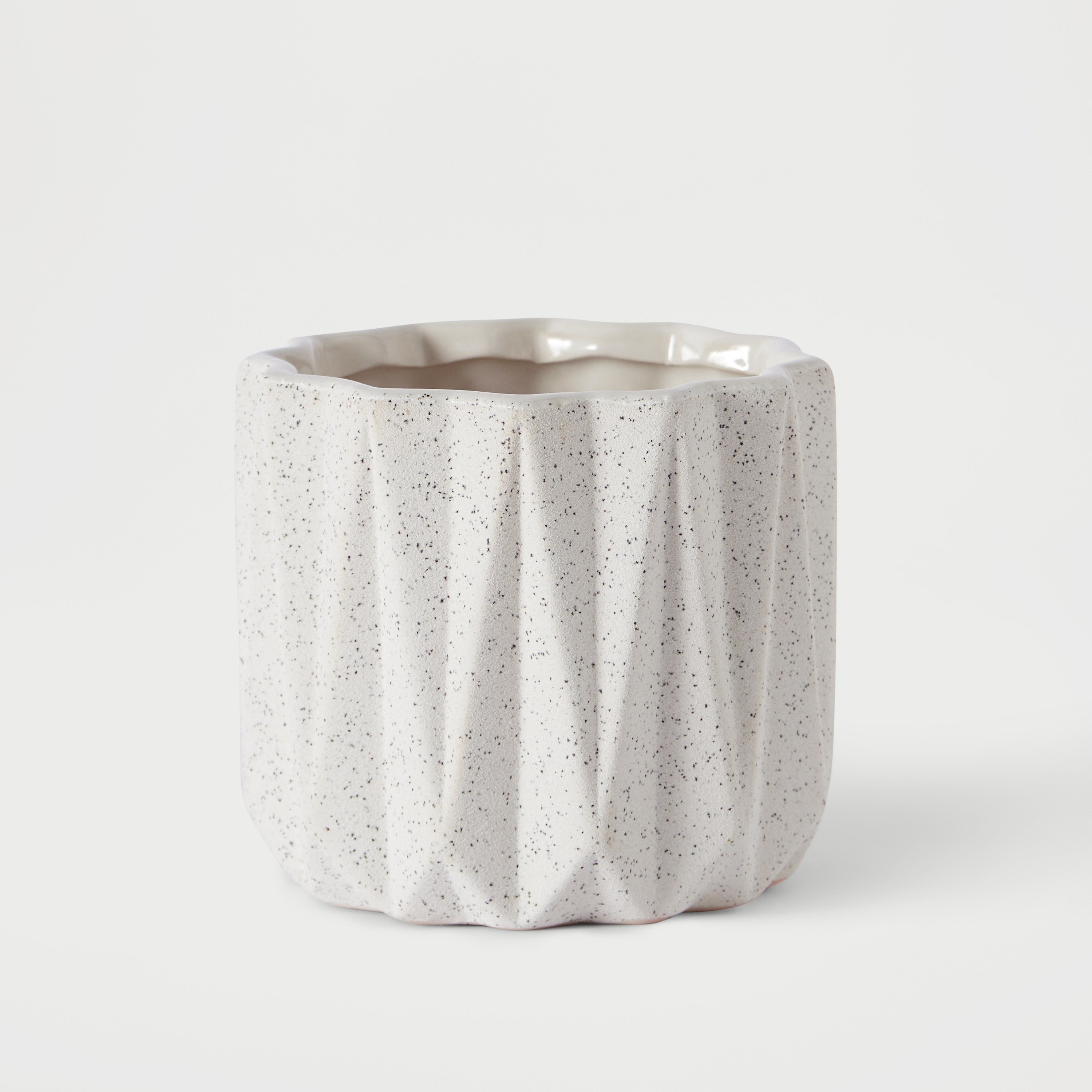 إناء زرع سيراميك مضلع من لاتي - 13.5x13.5x12.5 سم-hbxhomeware-hbxdecorandfurnishings-image-6