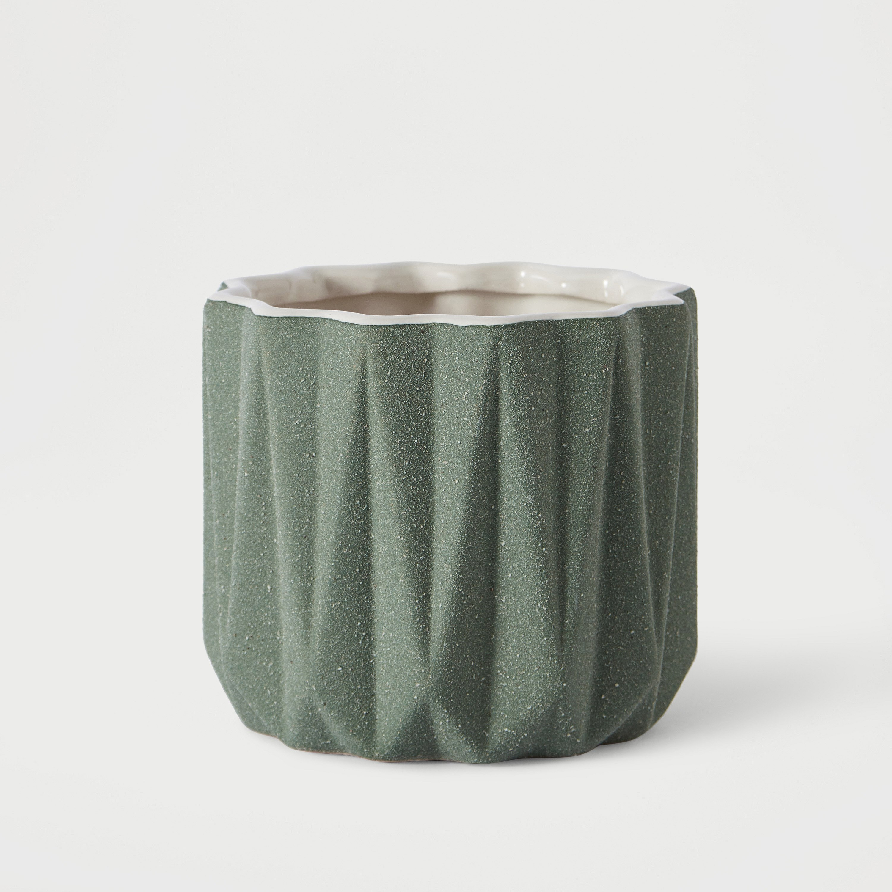 إناء زرع سيراميك مضلع من لاتي - 13.5x13.5x12.5 سم-hbxhomeware-hbxdecorandfurnishings-image-6