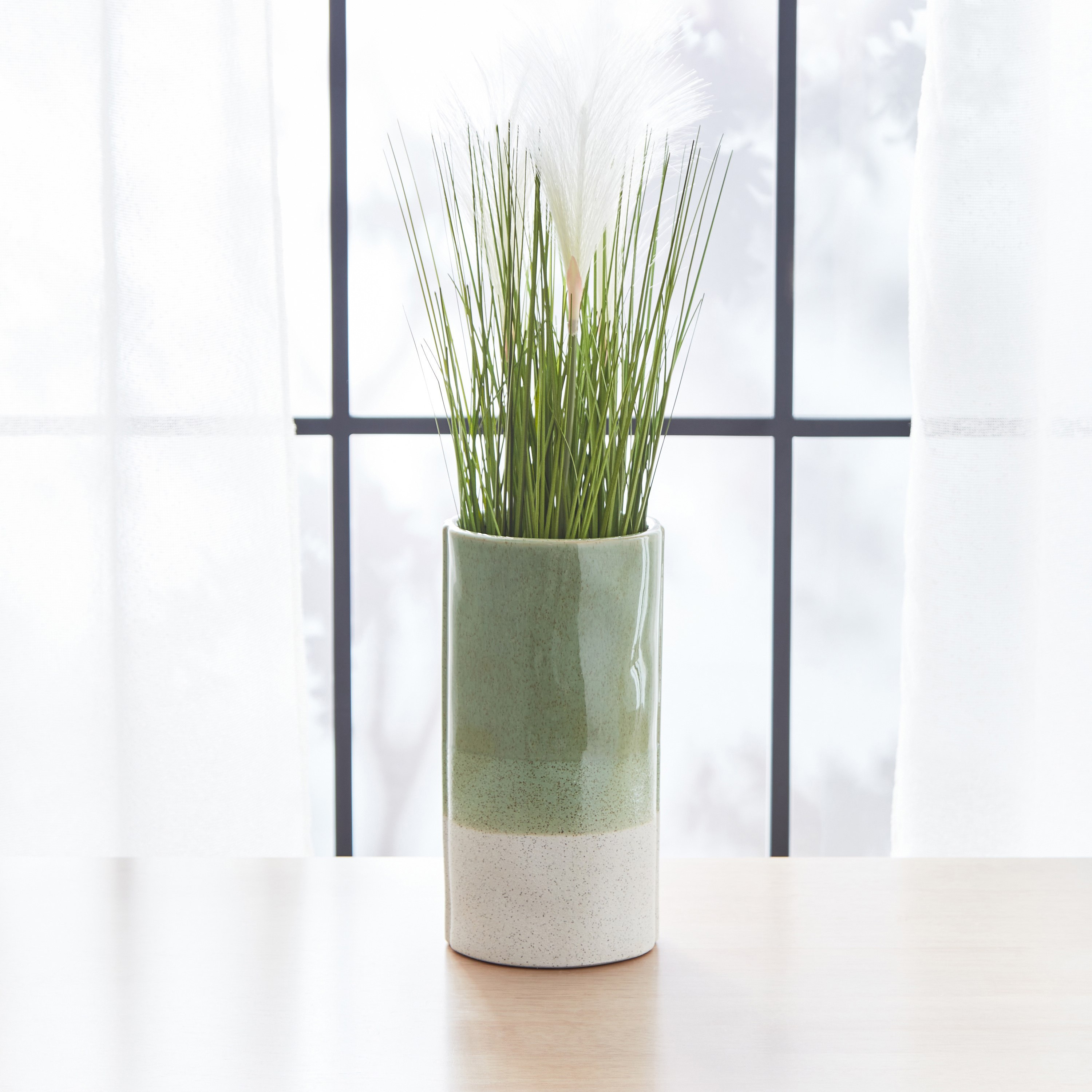 مزهريّة سيراميك من لاتي - 12.5x12.5x24.3 سم-hbxbedroom-decorandaccessories-vases-image-1