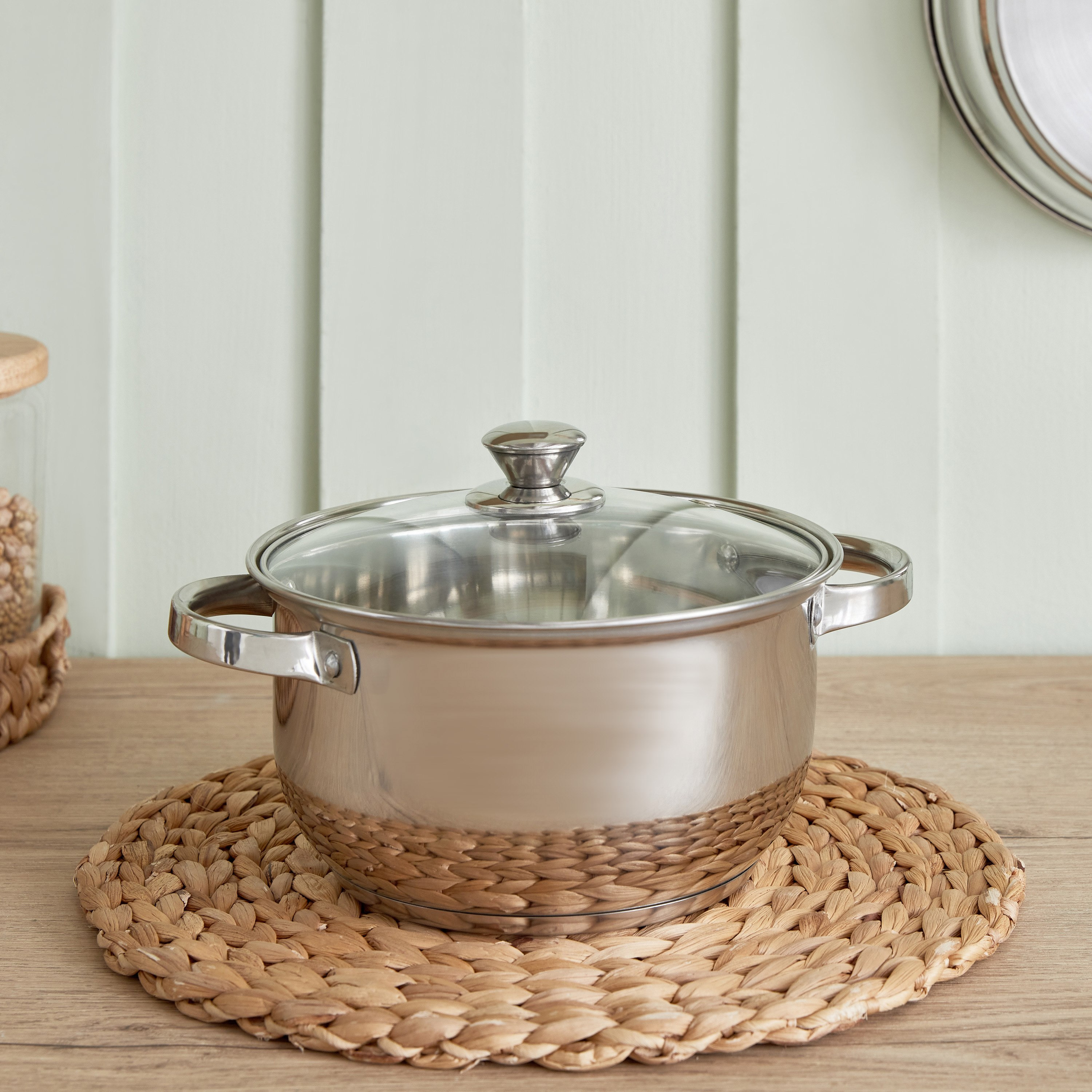 كسرولة ستانلس ستيل بغطاء من ستيلو - 22 سم-hbxhomeware-hbxkitchen-image-1