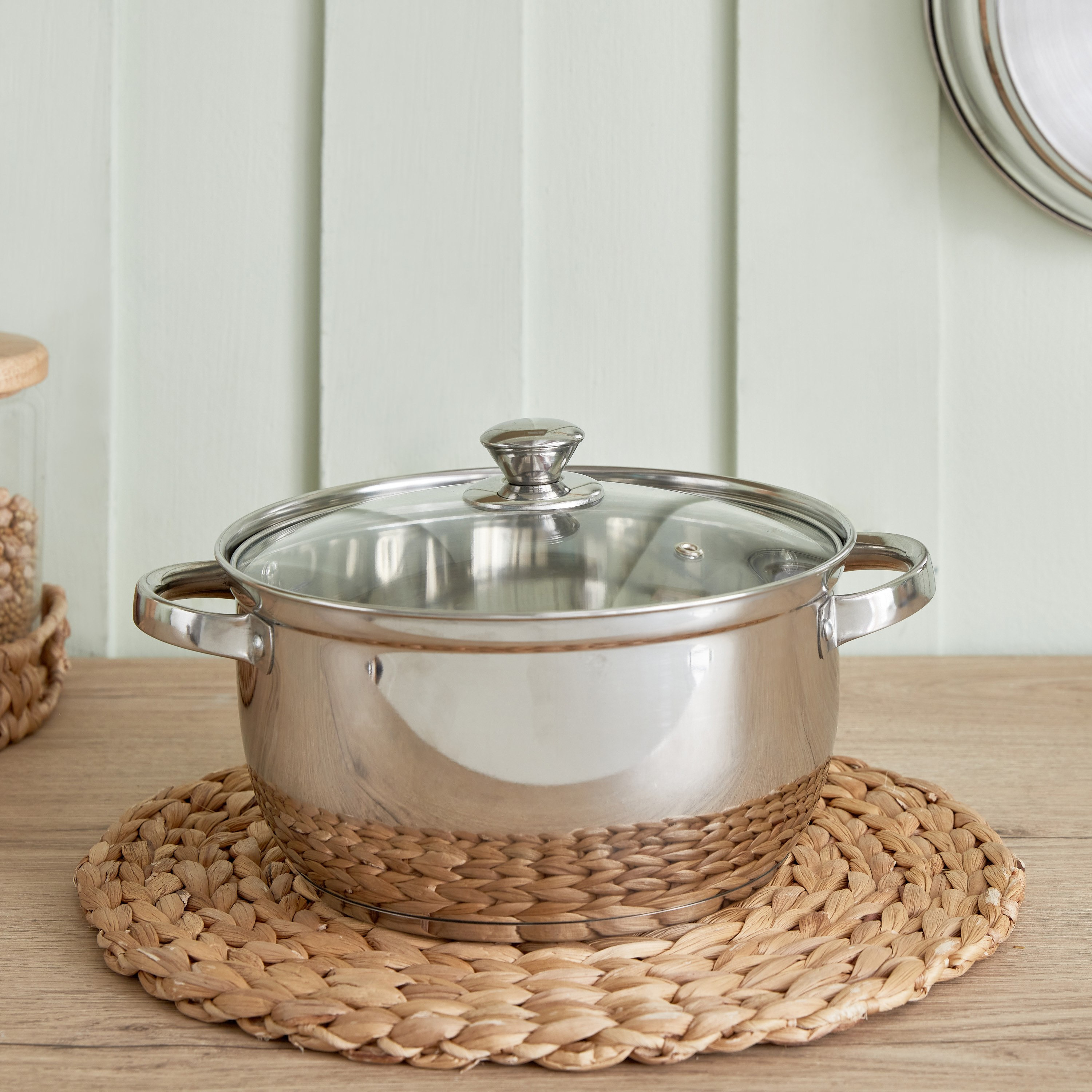 كسرولة ستانلس ستيل بغطاء من ستيلو - 24 سم-hbxhomeware-hbxkitchen-image-1