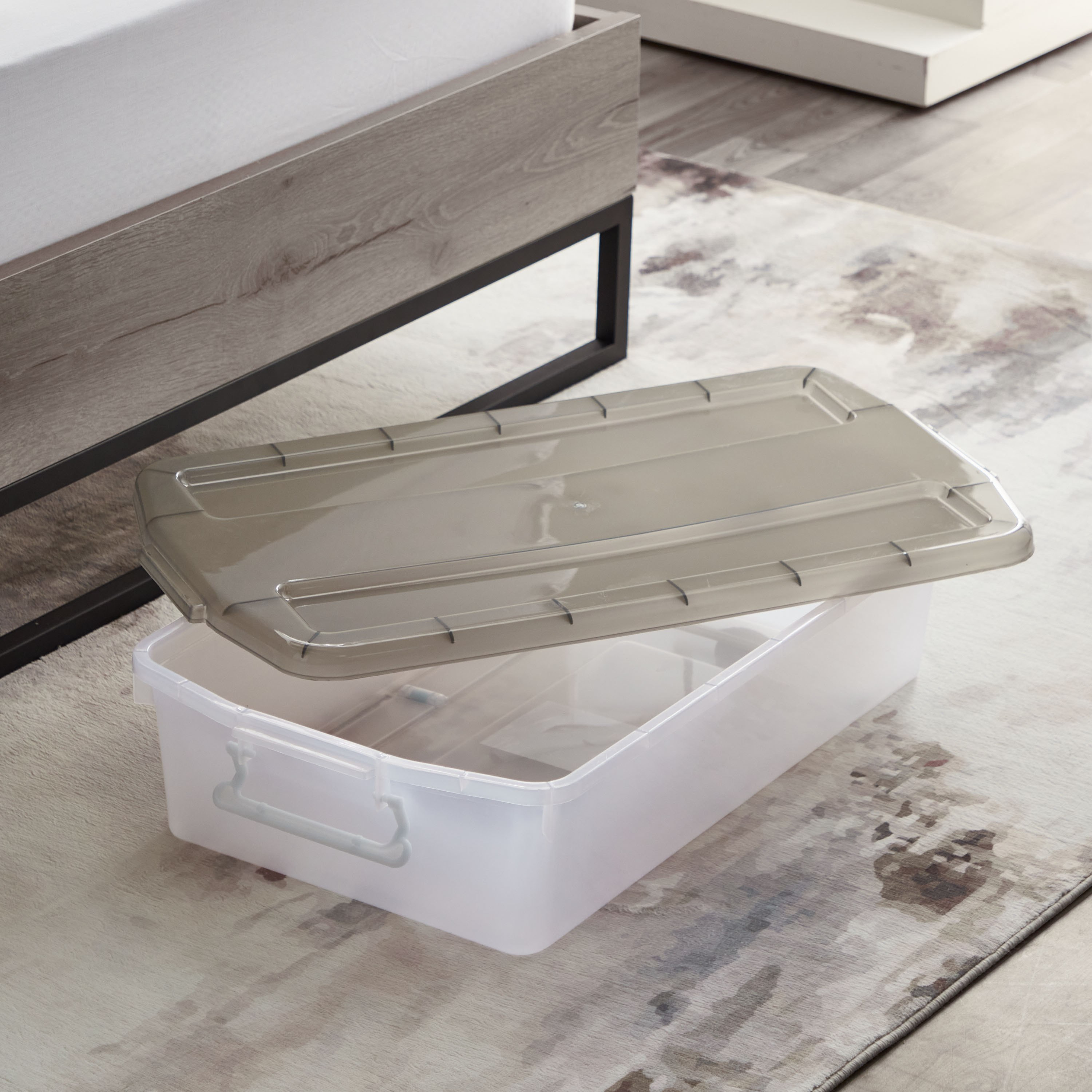 Juana Under Bed Storage Box - 35 L-hbxbedroom-bedroomaccessories-bedroomstorage-image-3