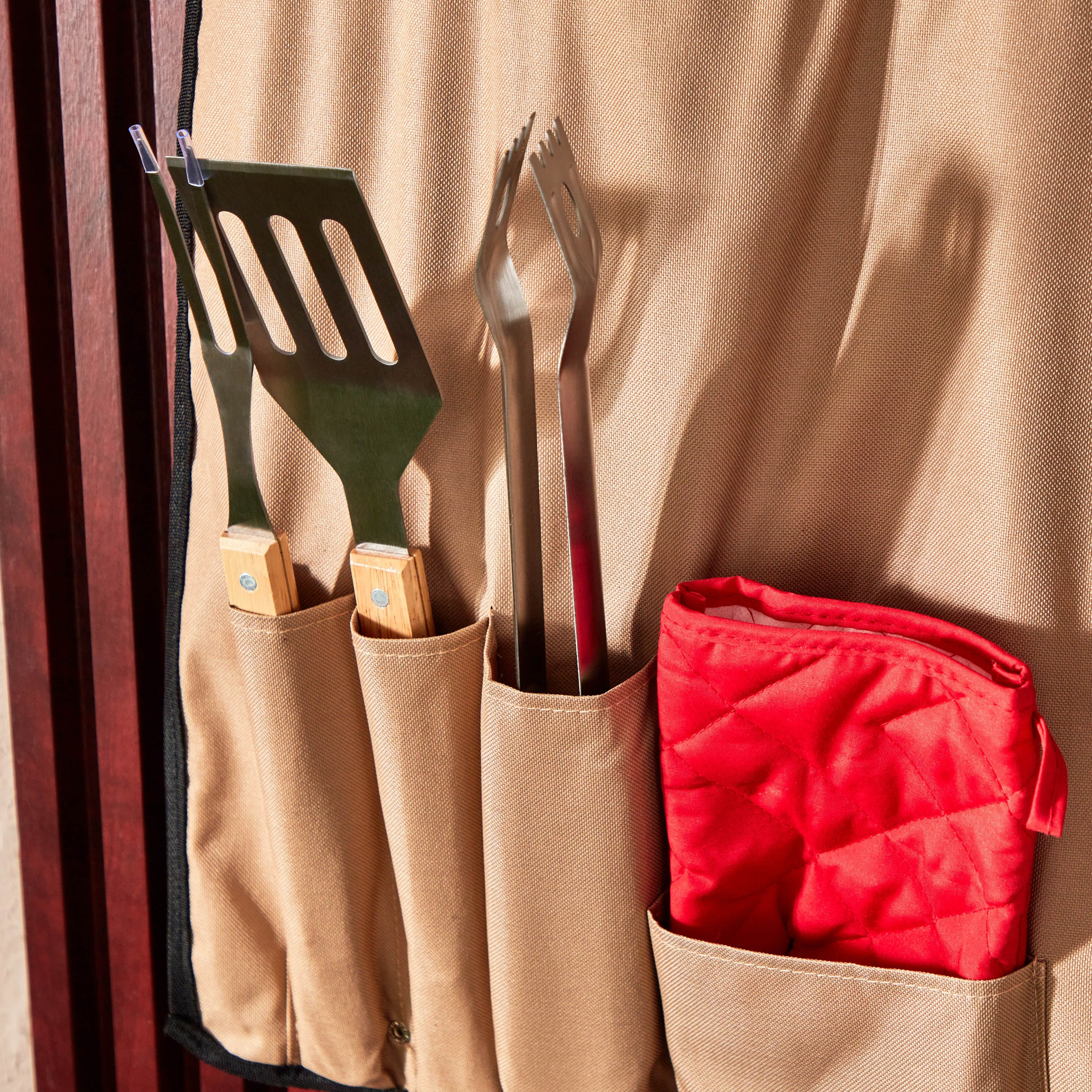 مجموعة أدوات شواء بمقبض خشبي 5 قطع من باربكيو-hbxoutdoor-hbxoutdooraccessories-barbequeandgrills-image-3