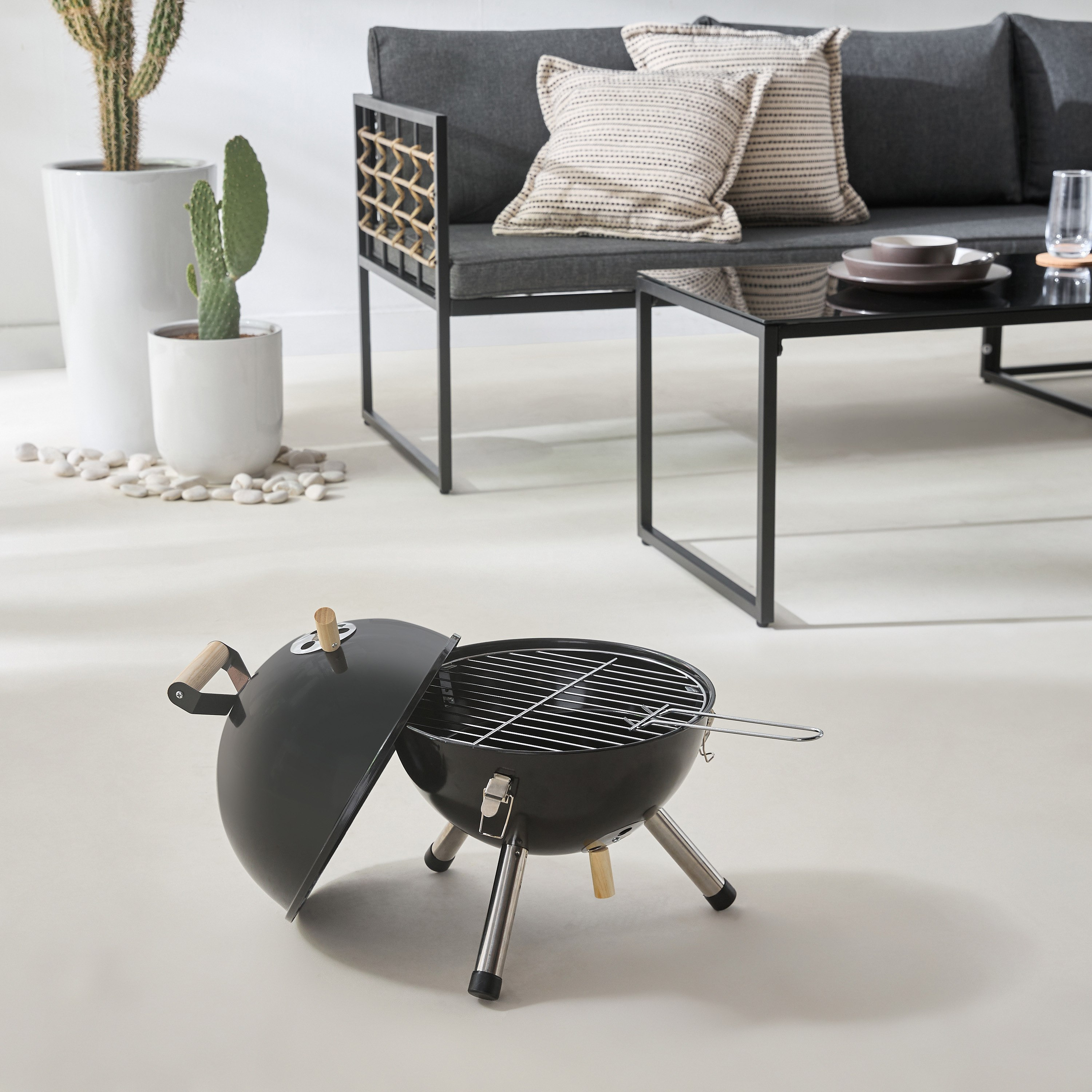 شواية فحم مستطيلة من باربيكيو - 33x17 سم-hbxoutdoor-hbxoutdooraccessories-barbequeandgrills-image-6