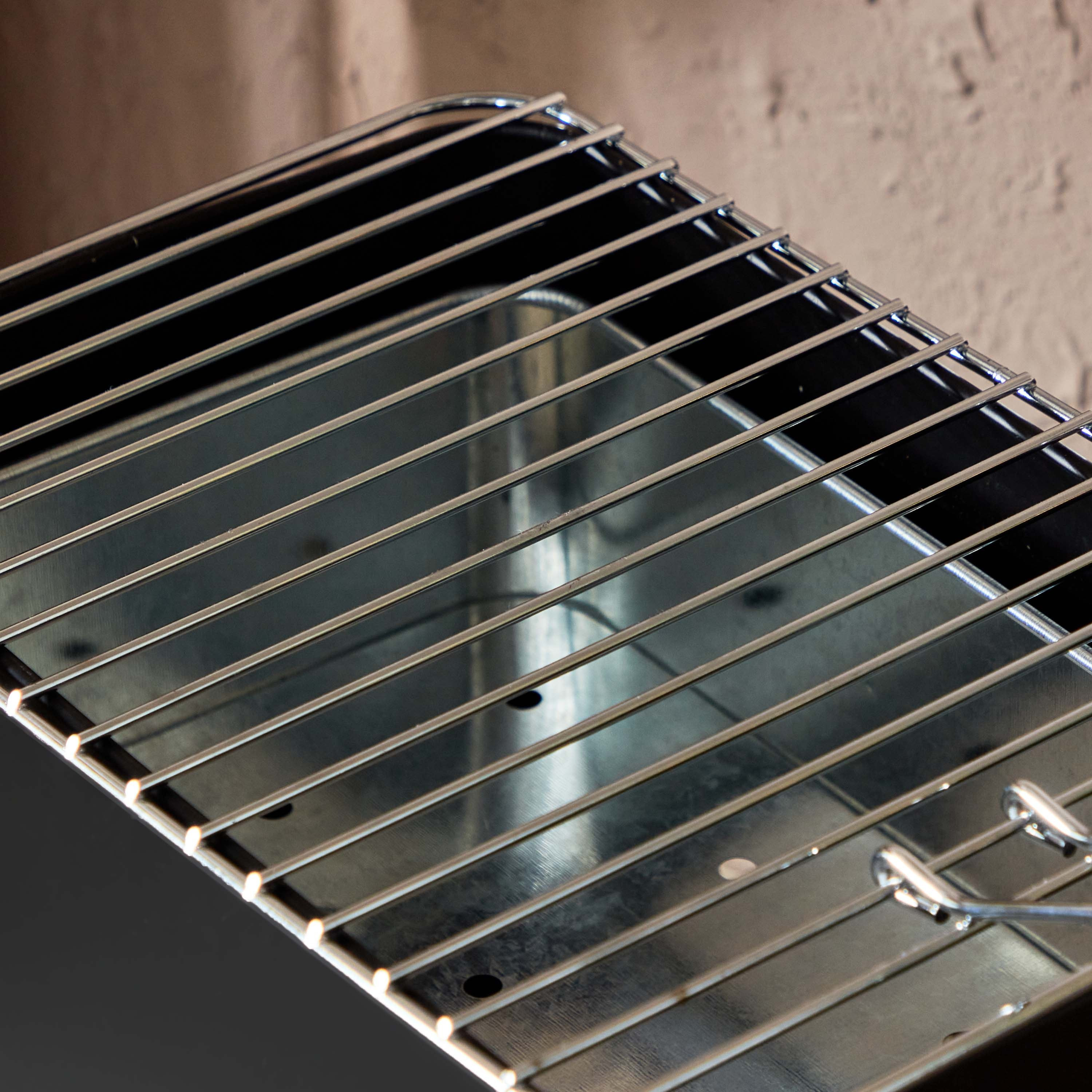 BarbeQ Charcoal Rectangular Griller - 32x20.7 cm-hbxoutdoor-hbxoutdooraccessories-barbequeandgrills-image-3