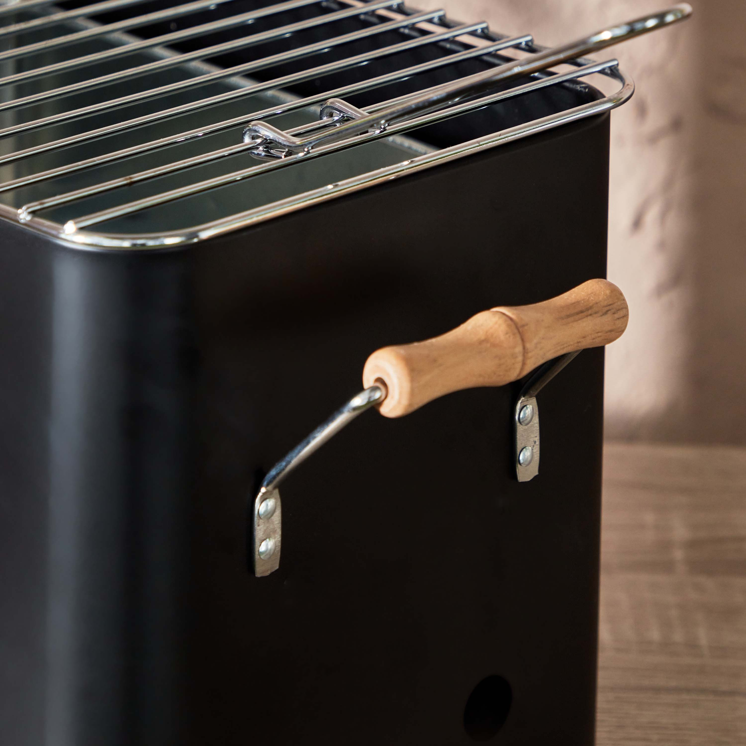 BarbeQ Charcoal Rectangular Griller - 32x20.7 cm-hbxoutdoor-hbxoutdooraccessories-barbequeandgrills-image-4