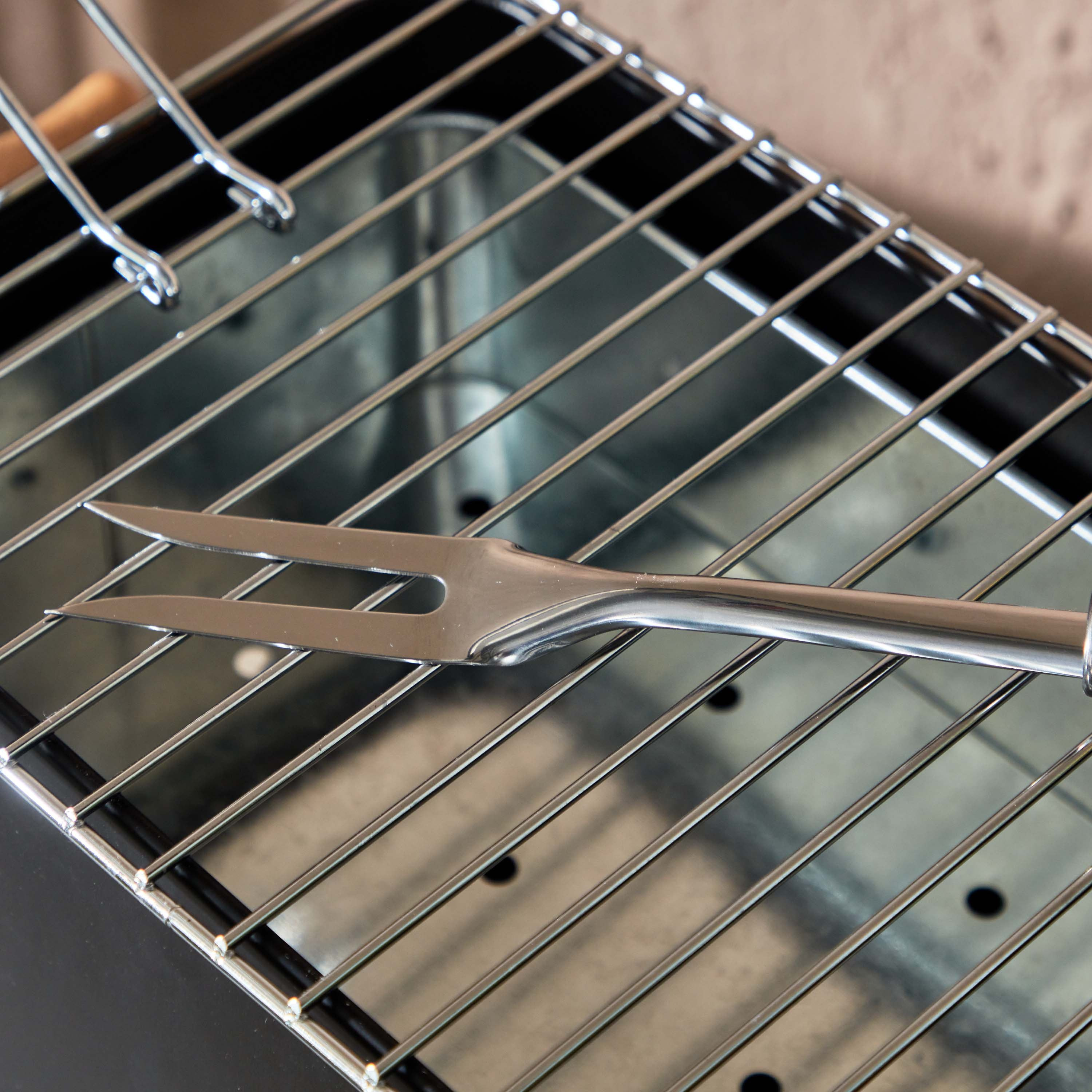 BarbeQ Charcoal Rectangular Griller - 32x20.7 cm-hbxoutdoor-hbxoutdooraccessories-barbequeandgrills-image-6
