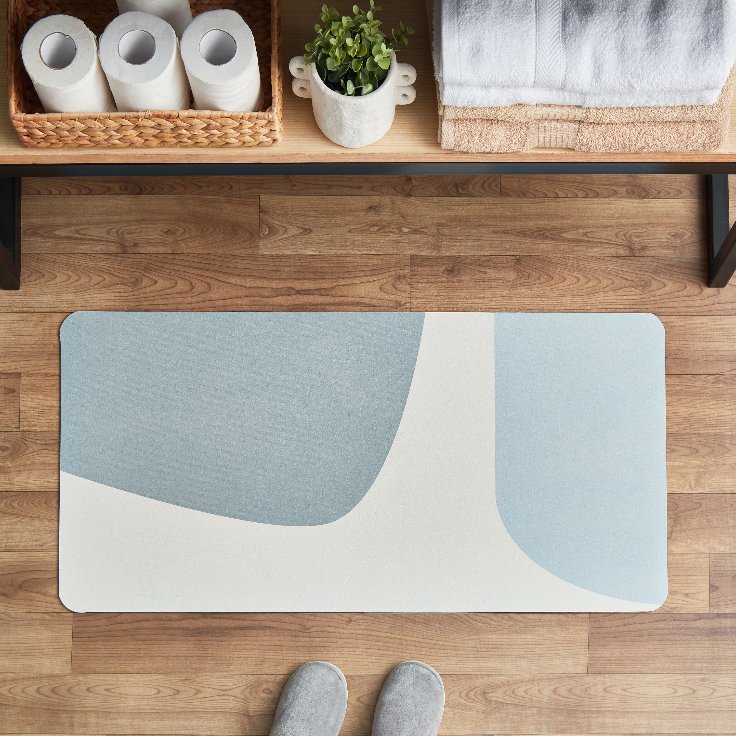 سجادة حمام مطاط فيفيد من أورا - 50x100 سم-hbxbedroom-floorcoverings-bathmats-image-1