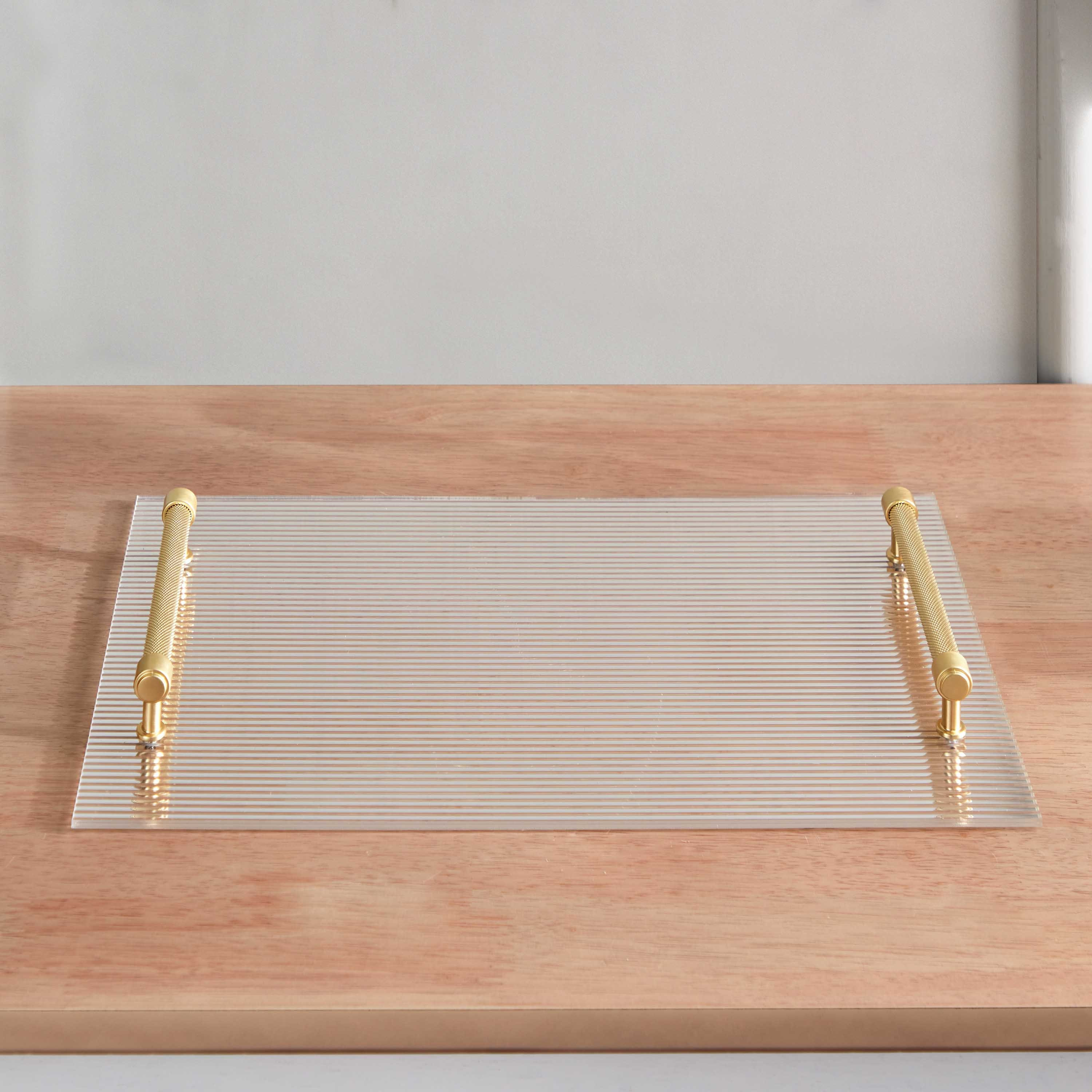 Stewart Acrlyic Decorative Tray with Metal Handles - 40x24x4 cm-hbxhomeware-hbxdecorandfurnishings-image-3