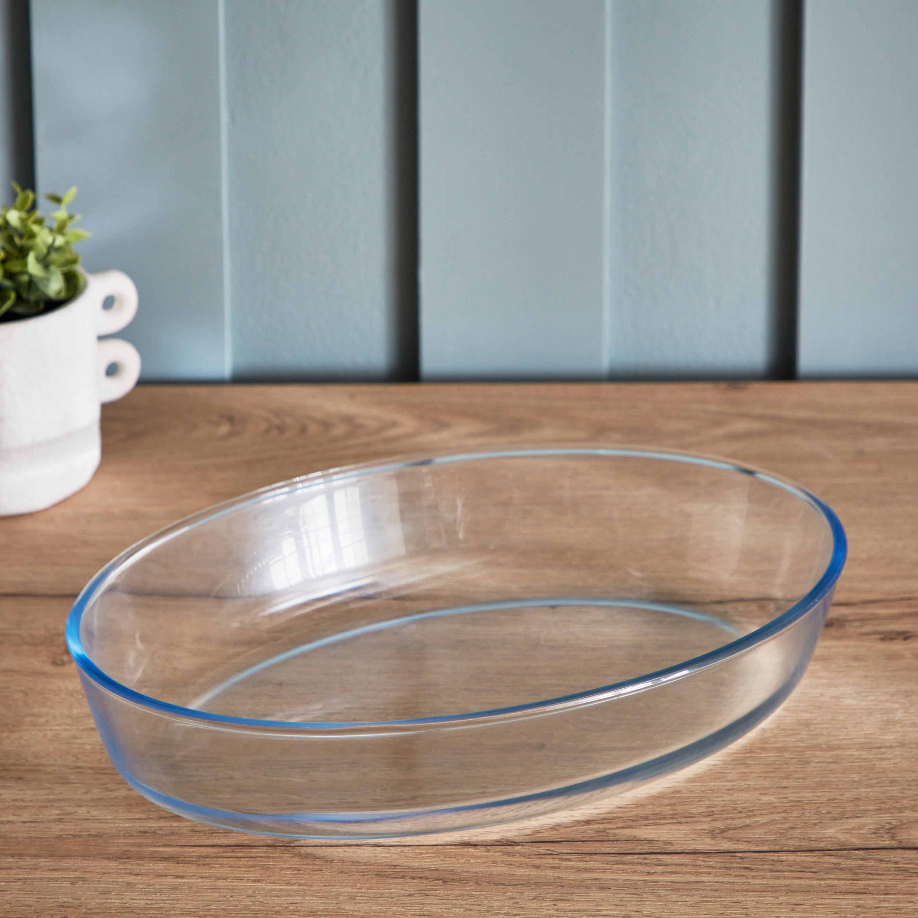 صحن خَبز زجاجي بيضاوي من تاليونا - 3 لتر-hbxkitchen-bakeware-image-2