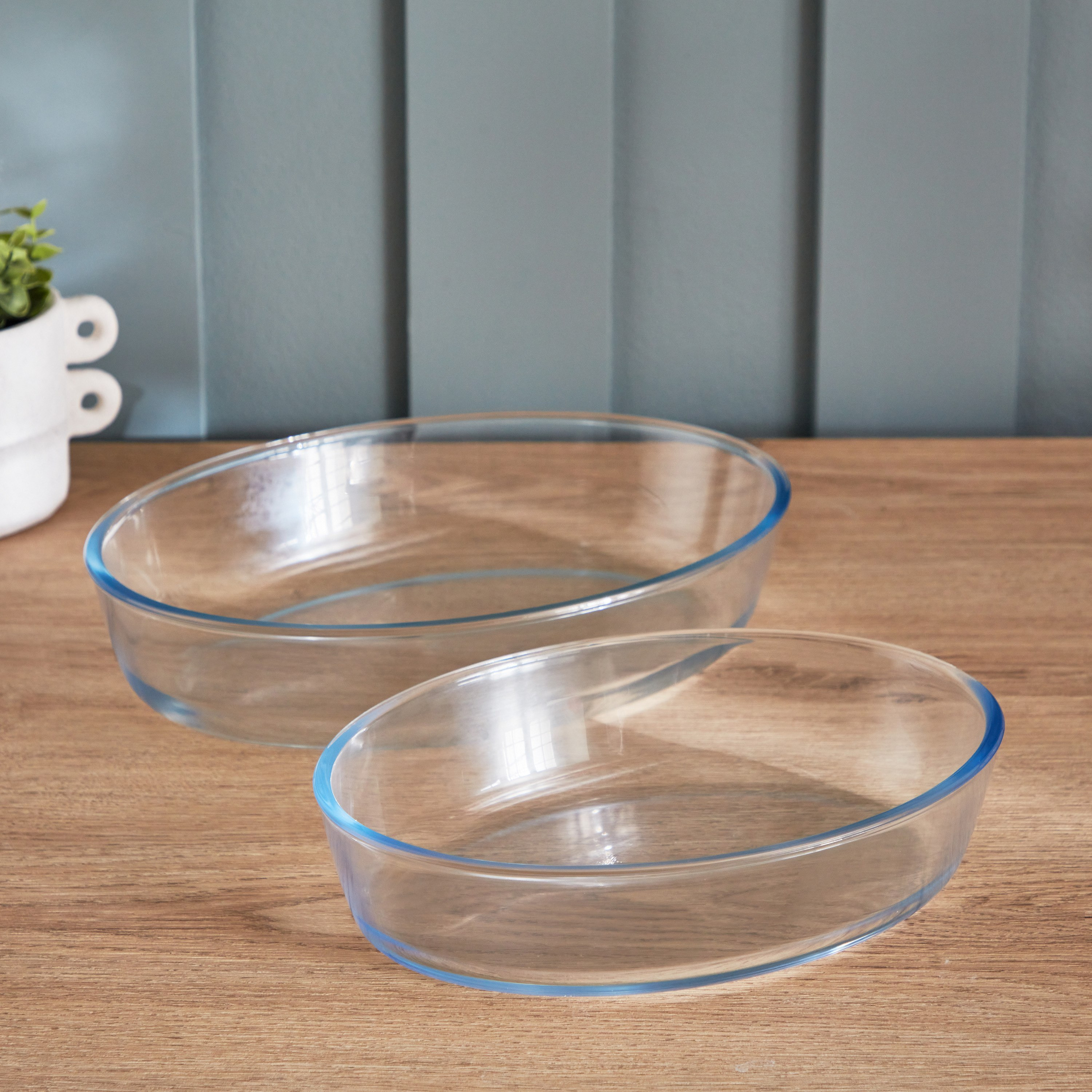 طقم صحون خبز زجاج بيضاوية قطعتين من تاليونا-hbxkitchen-bakeware-image-2
