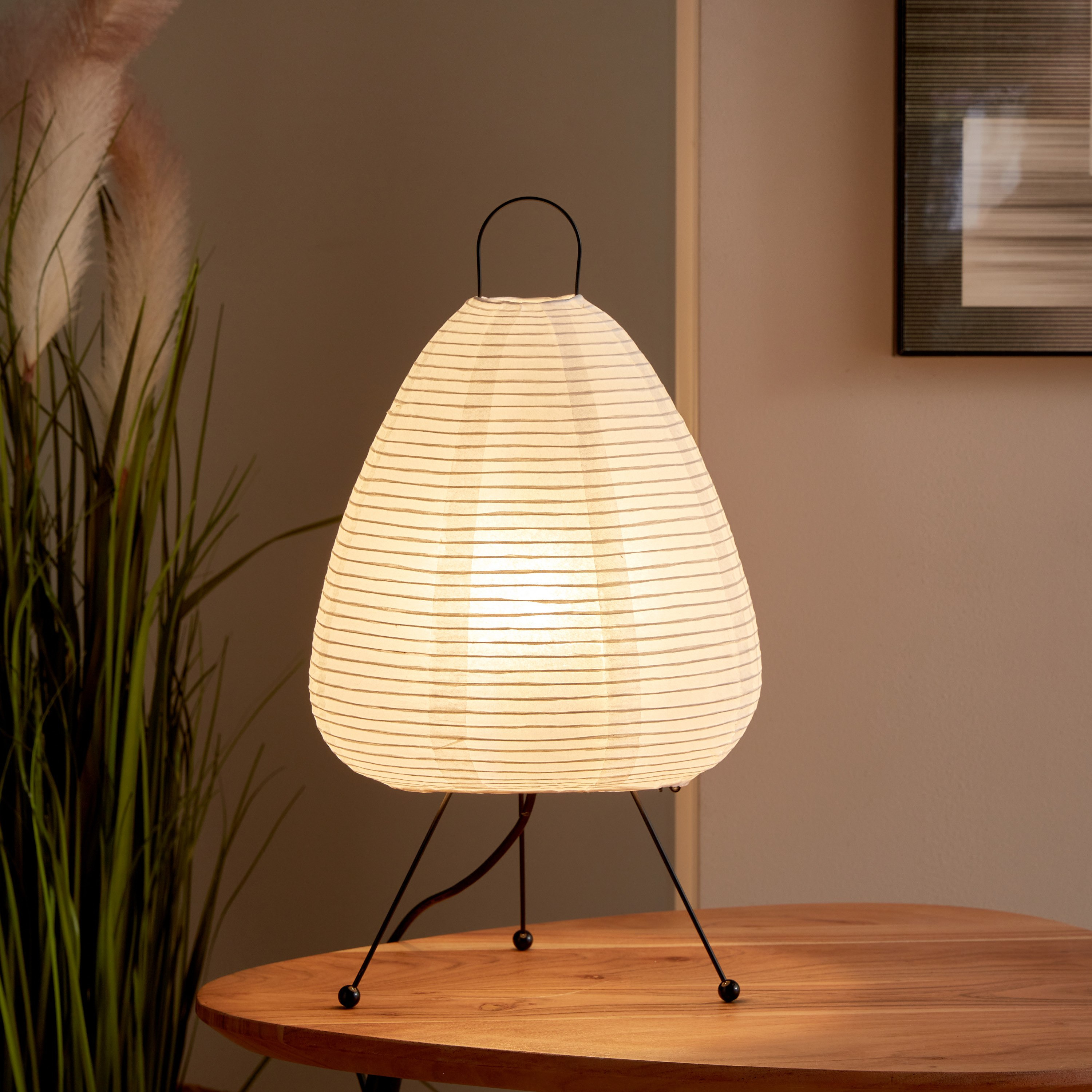 مصباح طاولة ورقي من فونيكس - 25x26.5 سم-hbxlivingroom-lighting-tablelamps-image-2