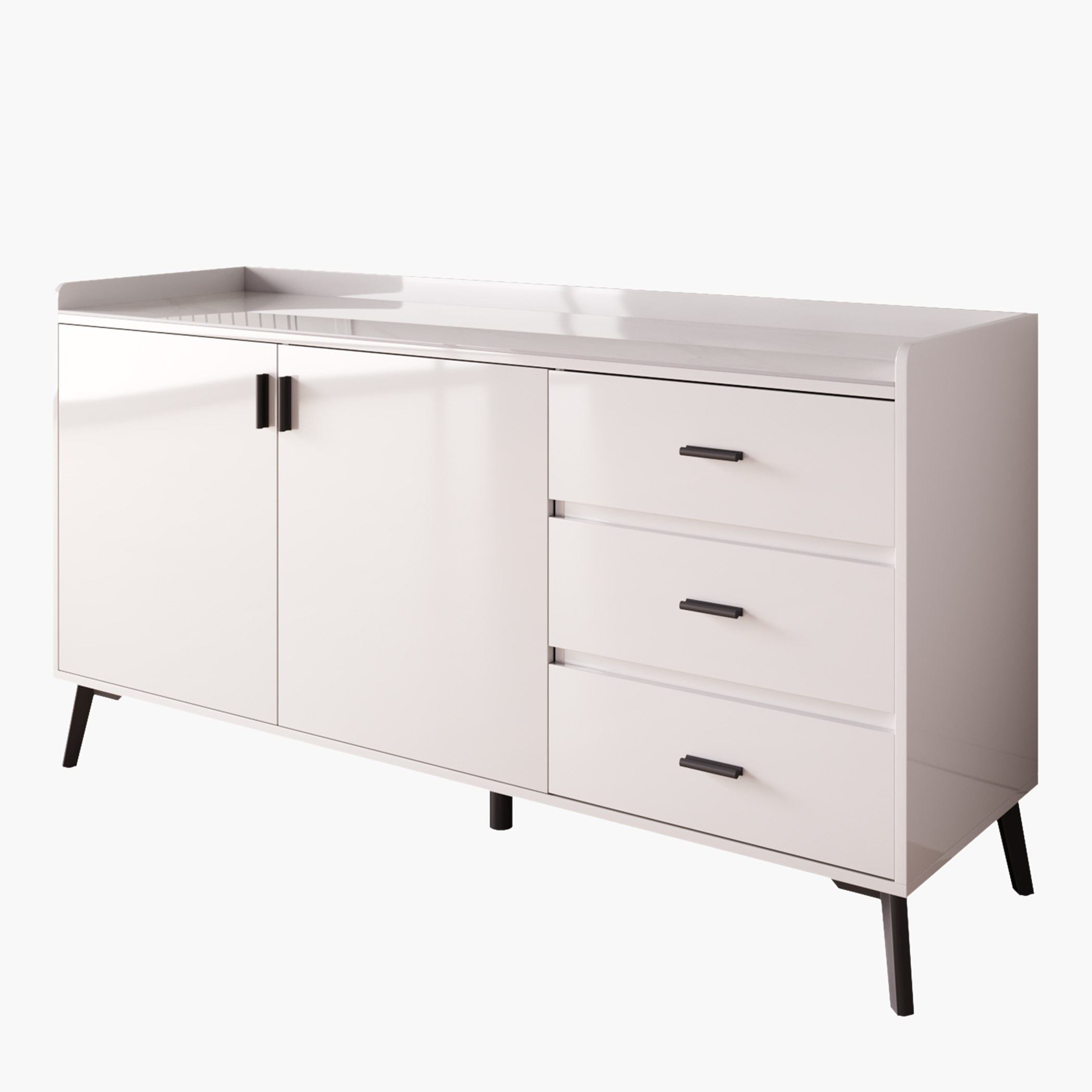 Marwell 2-Door 3-Drawer Sideboard with Sintered Stone Top-hbxfurniture-diningroom-buffetsandsideboards-image-5