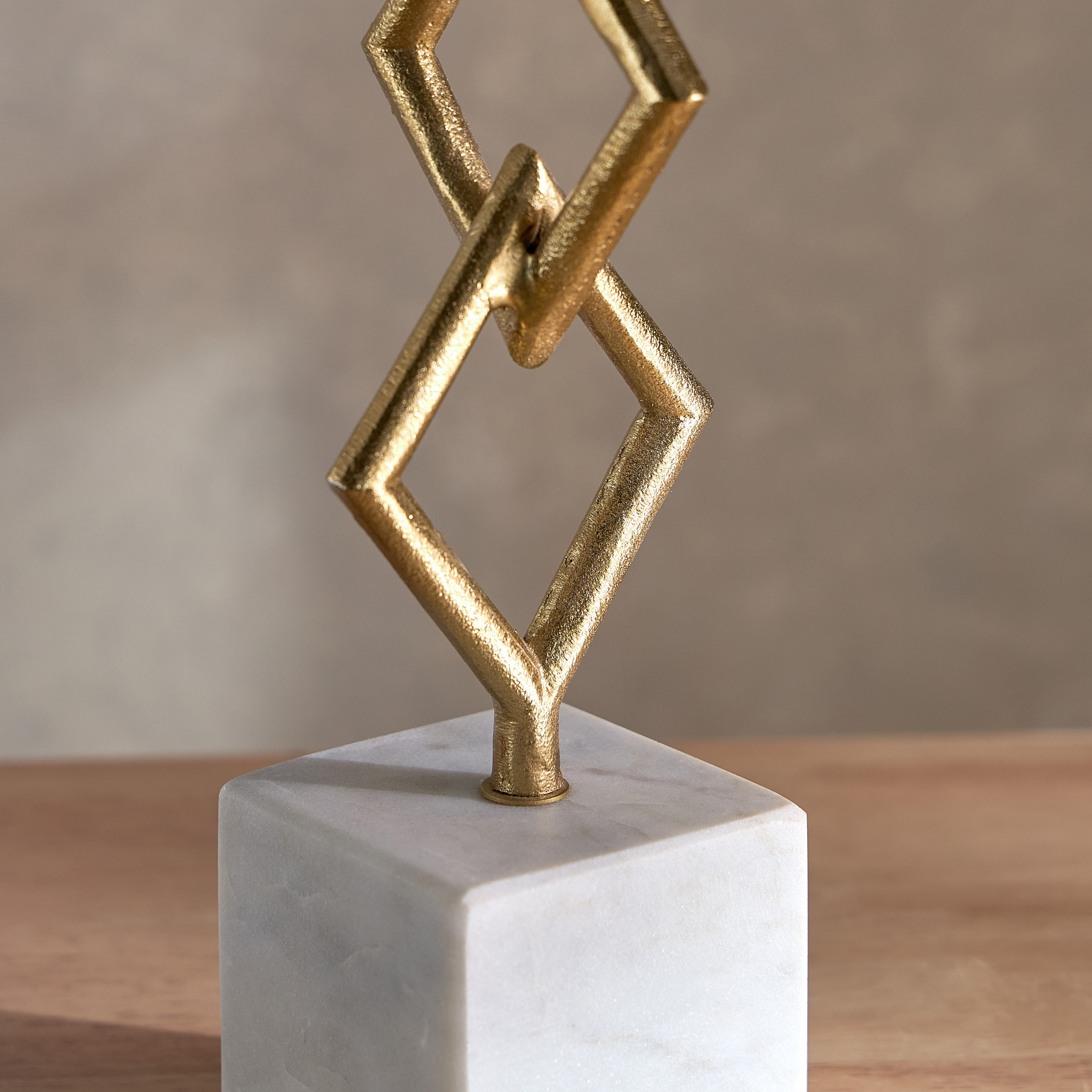 قطعة ديكور بتصميم تجريدي هندسي من ليف - 19x6x19 سم-hbxhomeware-homedecor-figurinesandornaments-image-3