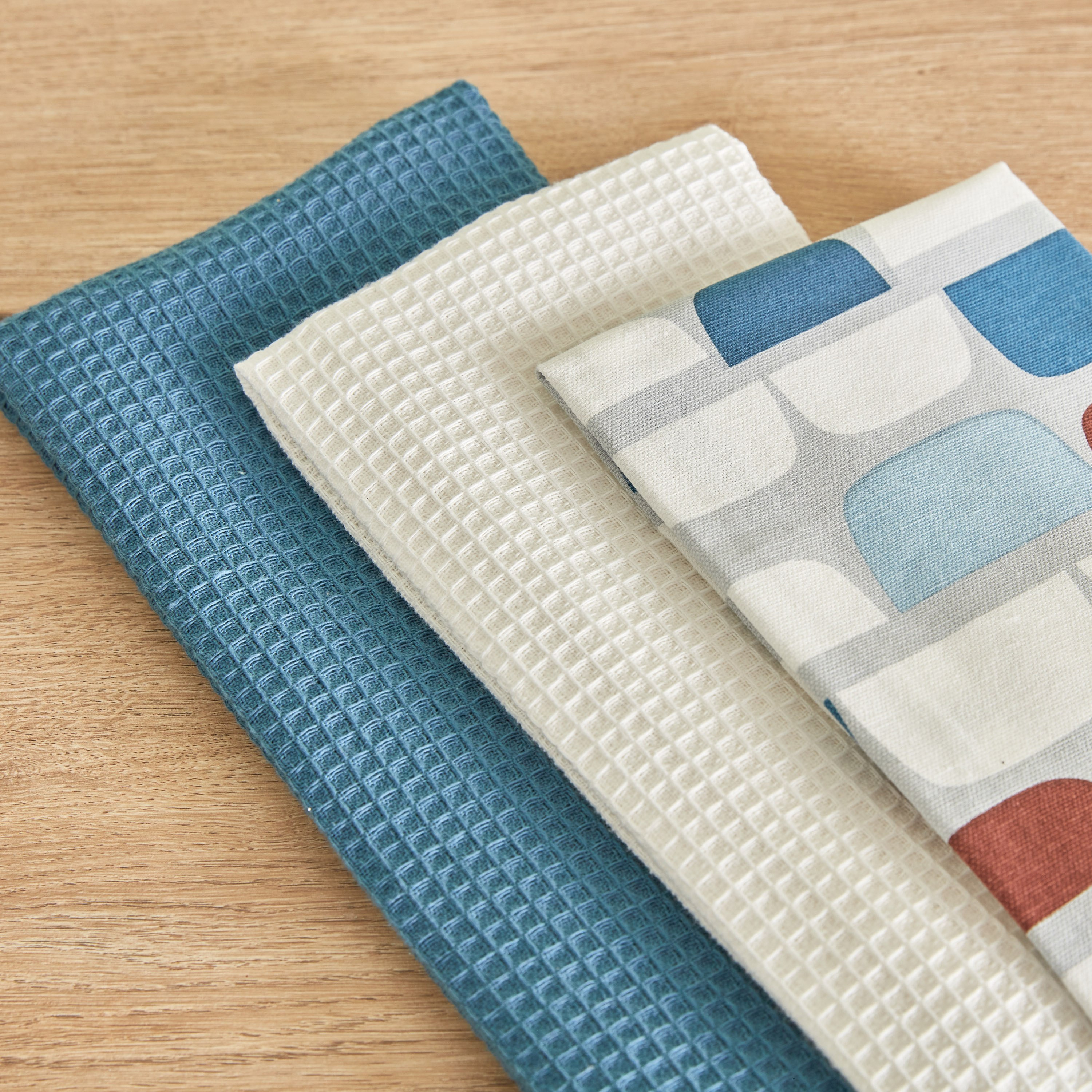 طقم مناشف مطبخ 3 قطع من فلورا ديان - 40x60 سم-hbxhomeware-kitchenware-kitchenlinens-image-3