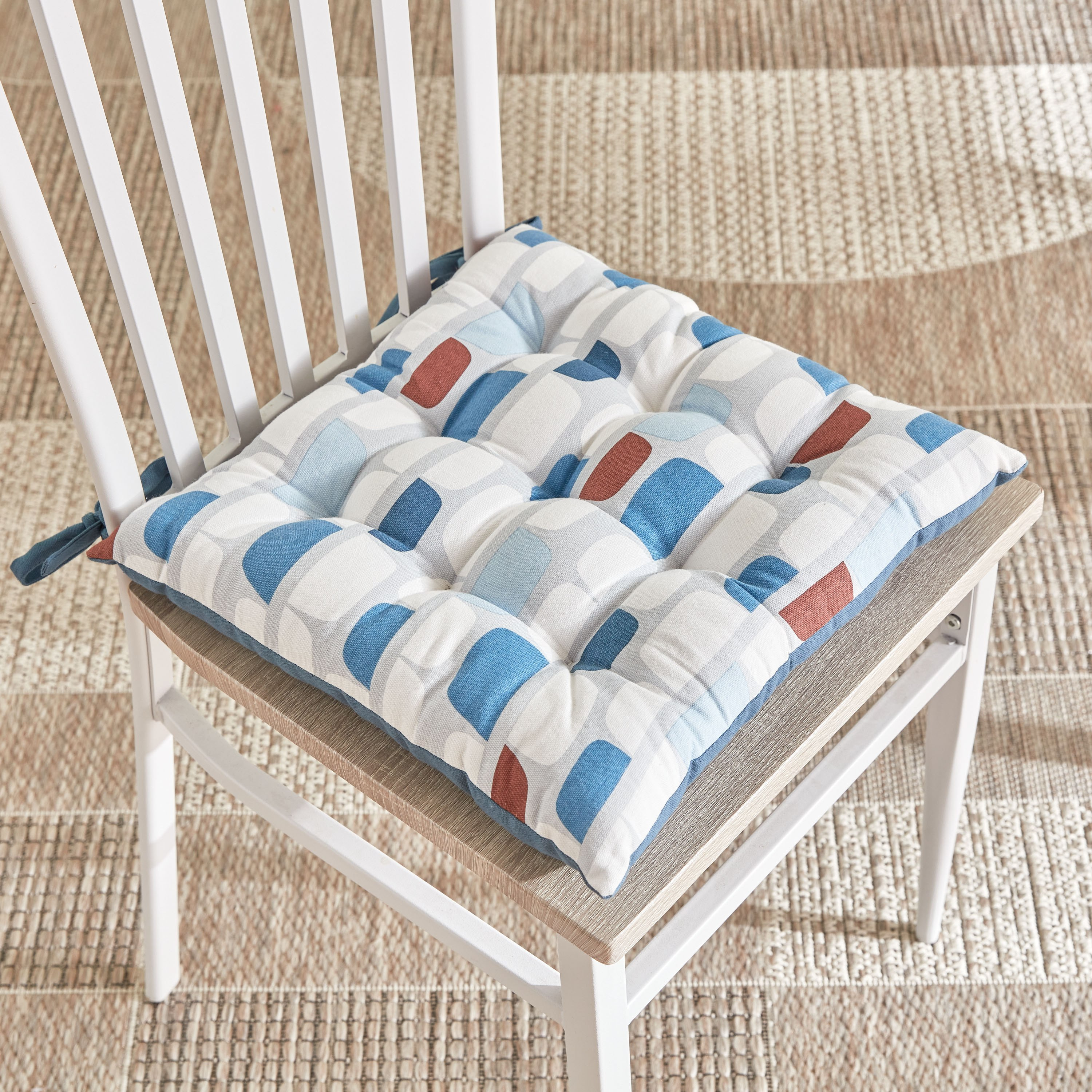 Buy Flora Dian Printed Chair Pad 40x40 cm Online in KSA Homebox