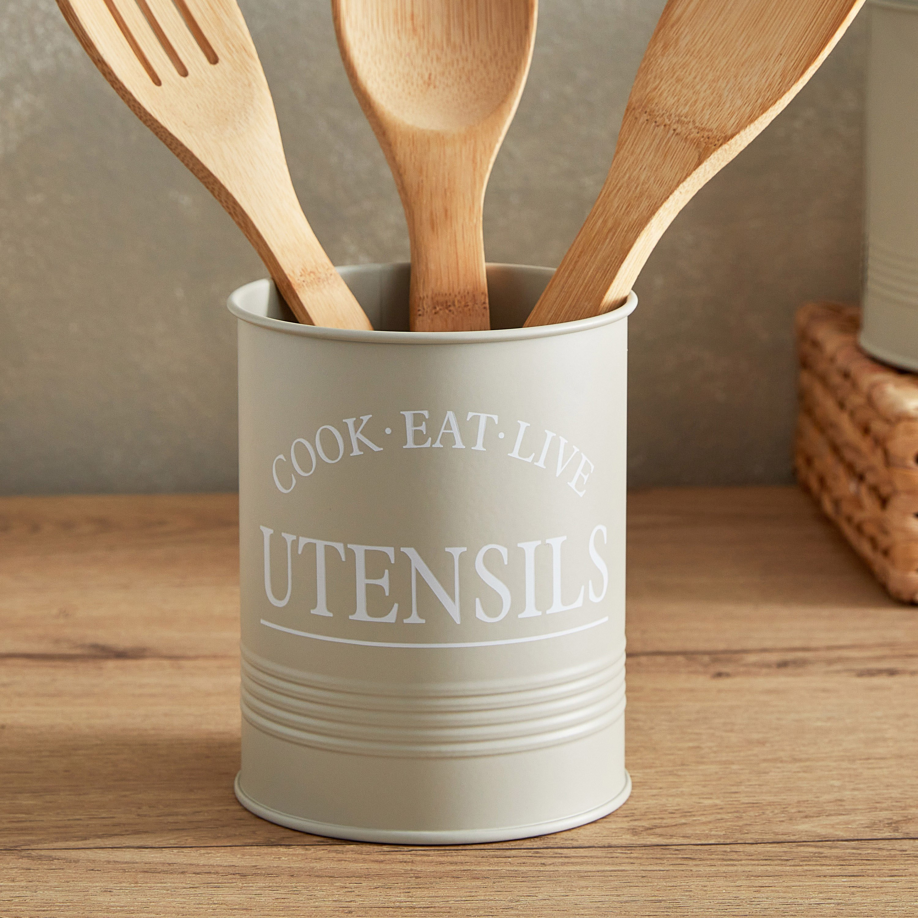 La Cuisine Round Cutlery Holder - 13x16 cm-hbxhomeware-hbxkitchen-image-1