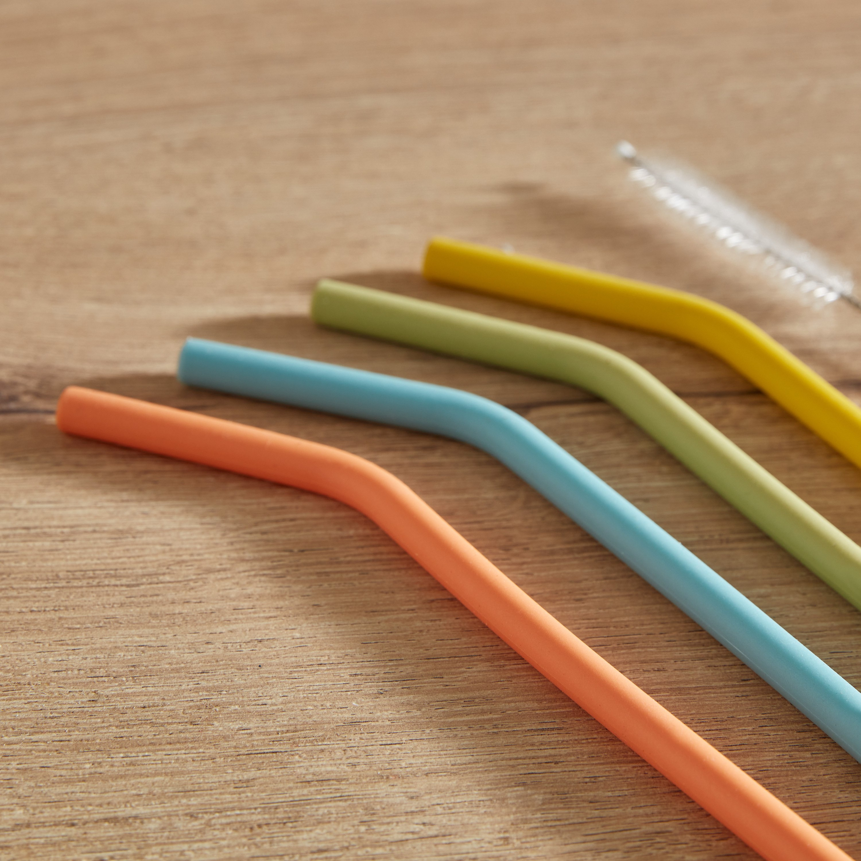 Easy Chef 5-Piece Silicone Straw with Cleaning Brush Set-hbxkitchen-kitchenware-kitchenaccessories-image-4