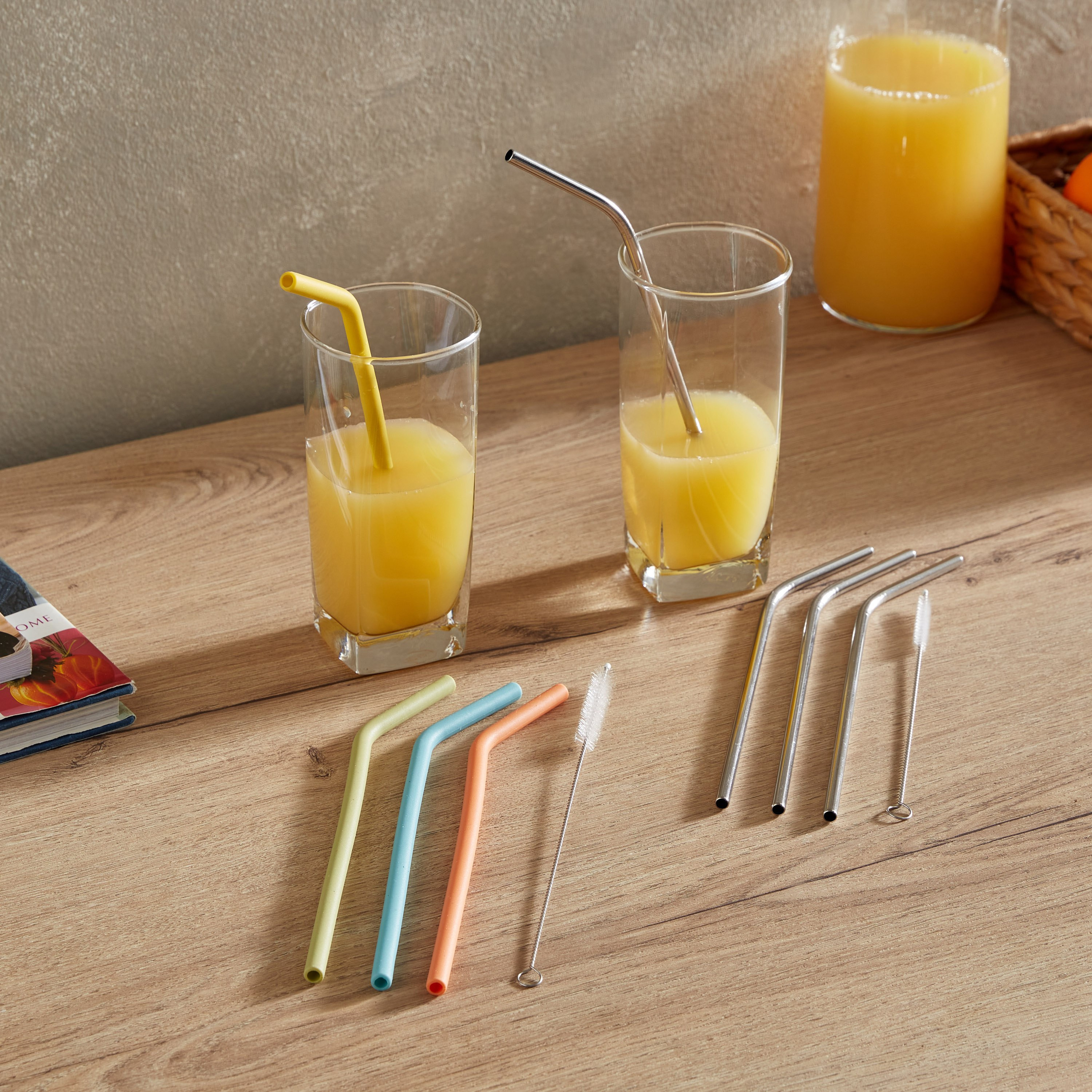 Easy Chef 5-Piece Silicone Straw with Cleaning Brush Set-hbxkitchen-kitchenware-kitchenaccessories-image-5