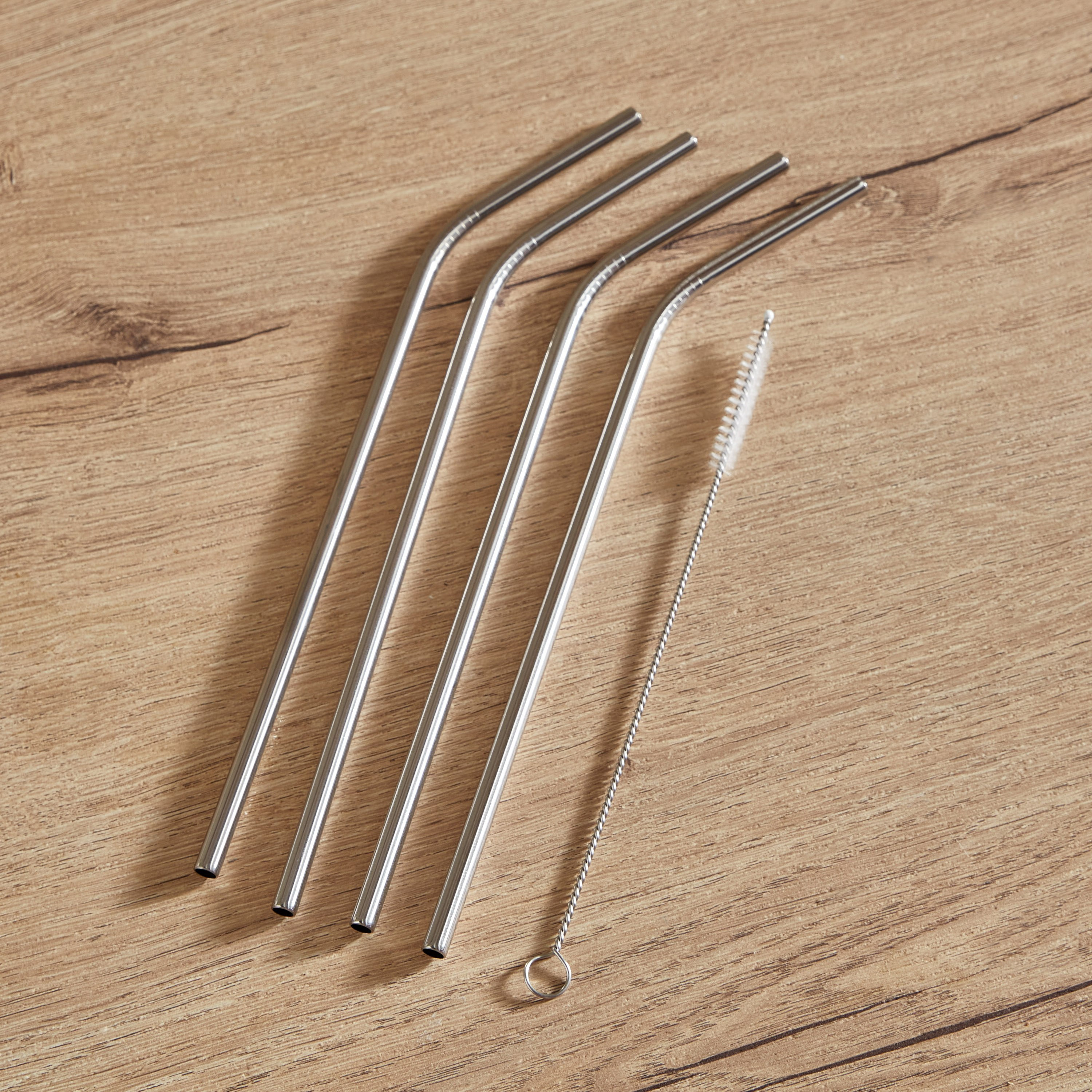 طقم قشّات ستانلس ستيل مع فرشاة تنظيف 5 قطع من إيزي شيف-hbxkitchen-kitchenware-kitchenaccessories-image-2