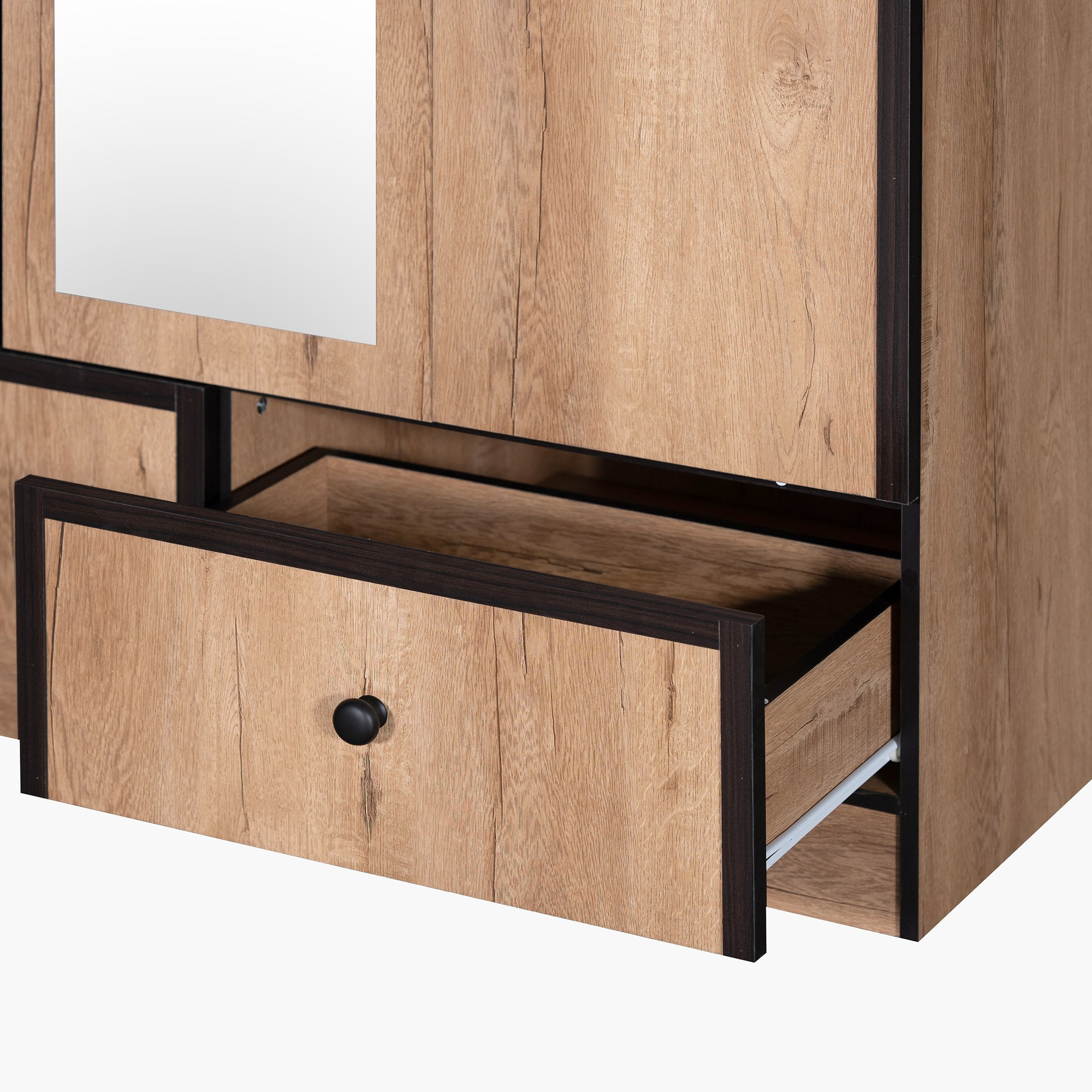 Crew 3-Door Wardrobe with 2 Drawers and Mirror-hbxfurniture-wardrobes-image-10