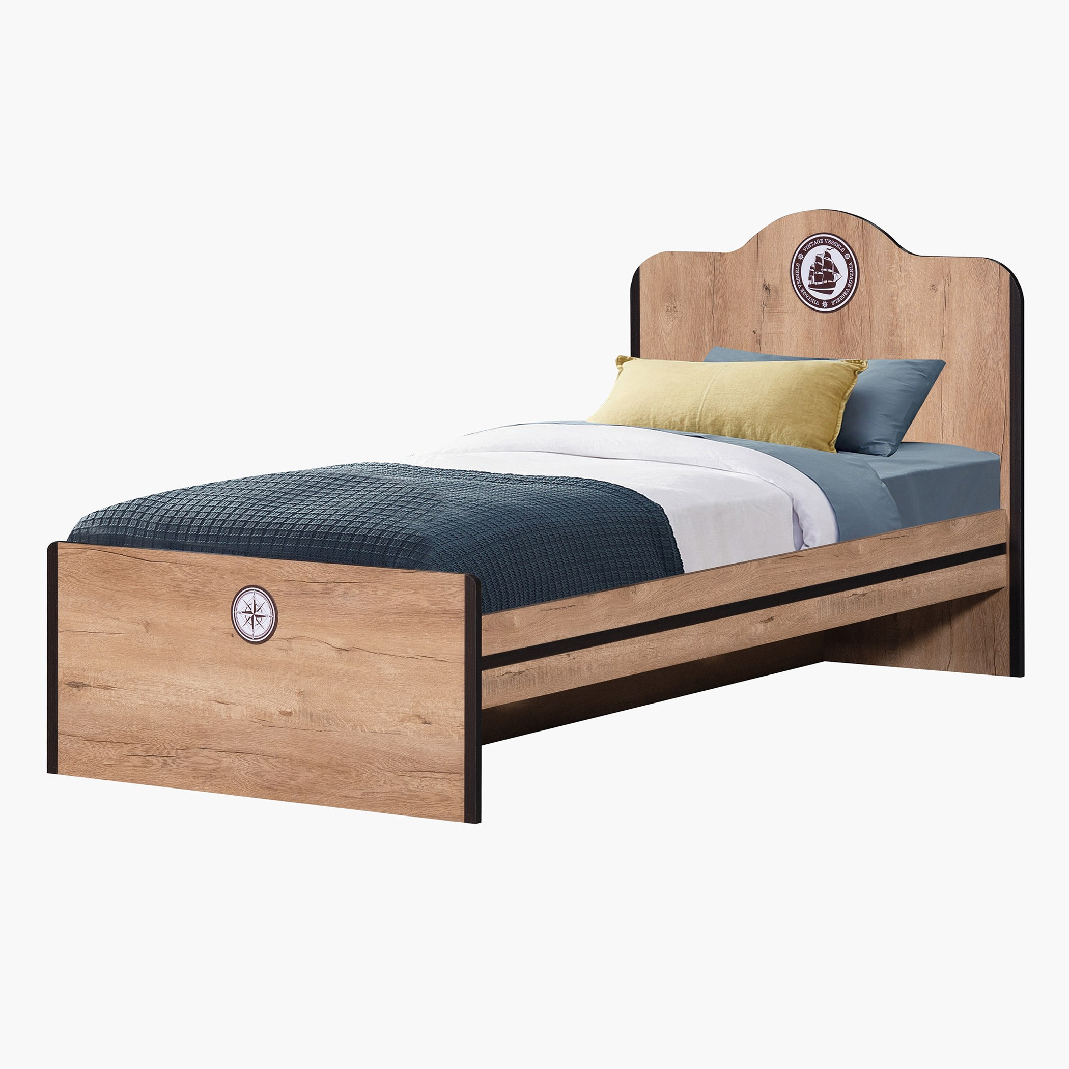 Crew Single Bed -  90x200 cm-hbxfurniture-bedsandbedsets-beds-single-image-3