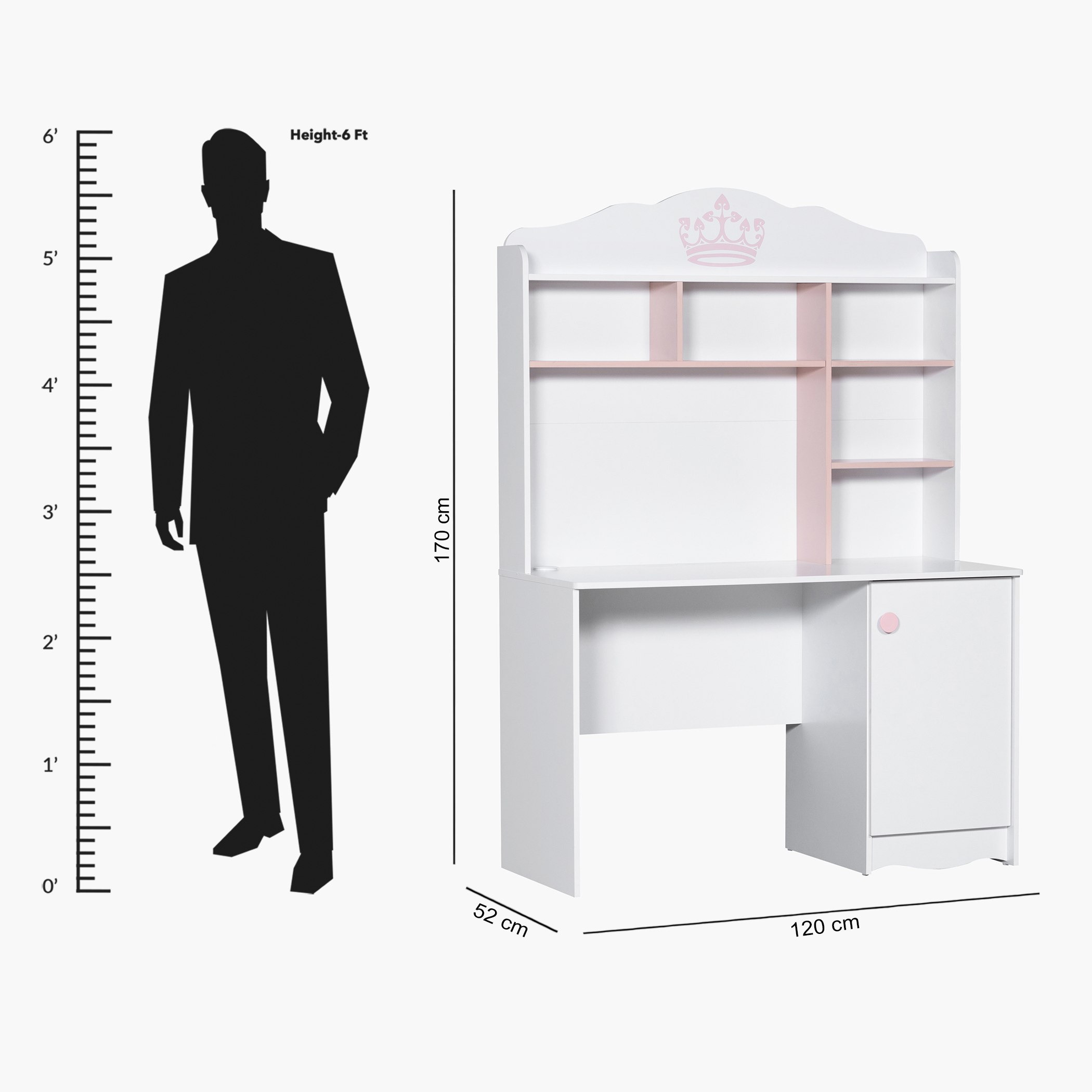 مكتب دراسة بمساحة تخزين من إلسا-hbxfurniture-office-desks-image-9