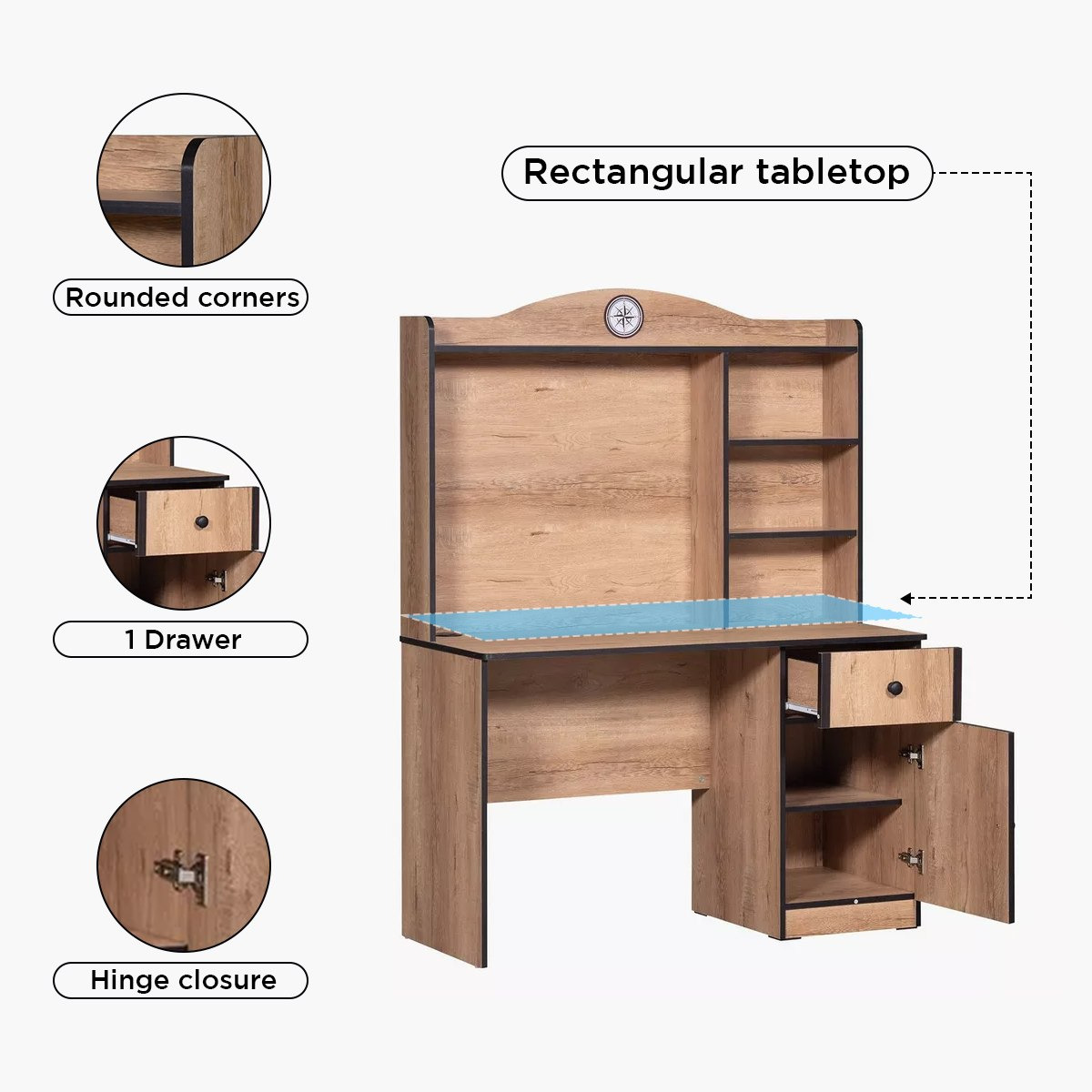 Crew 1-Drawer 1-Door Study Desk with Hutch-hbxfurniture-office-desks-image-5