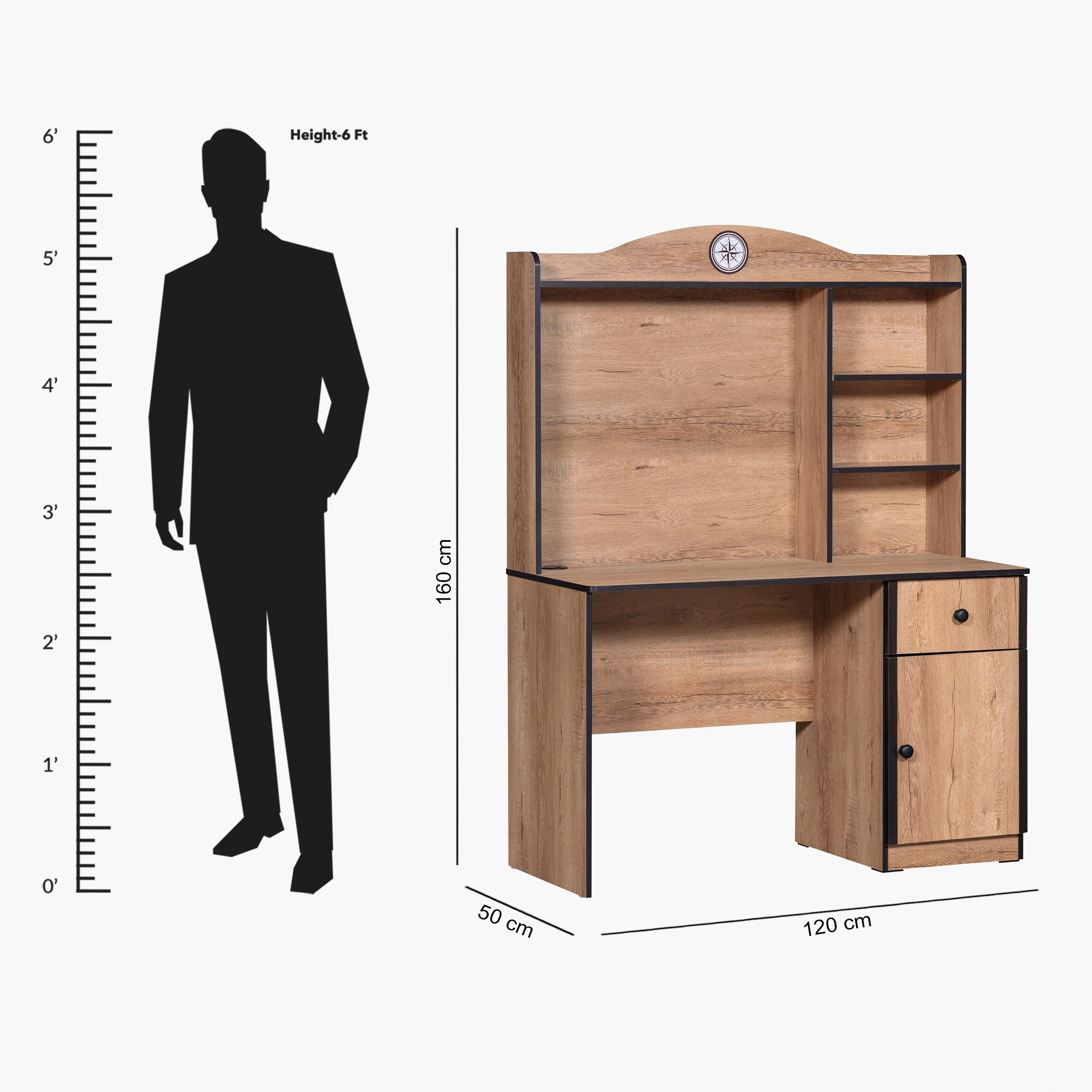 Crew 1-Drawer 1-Door Study Desk with Hutch-hbxfurniture-office-desks-image-12