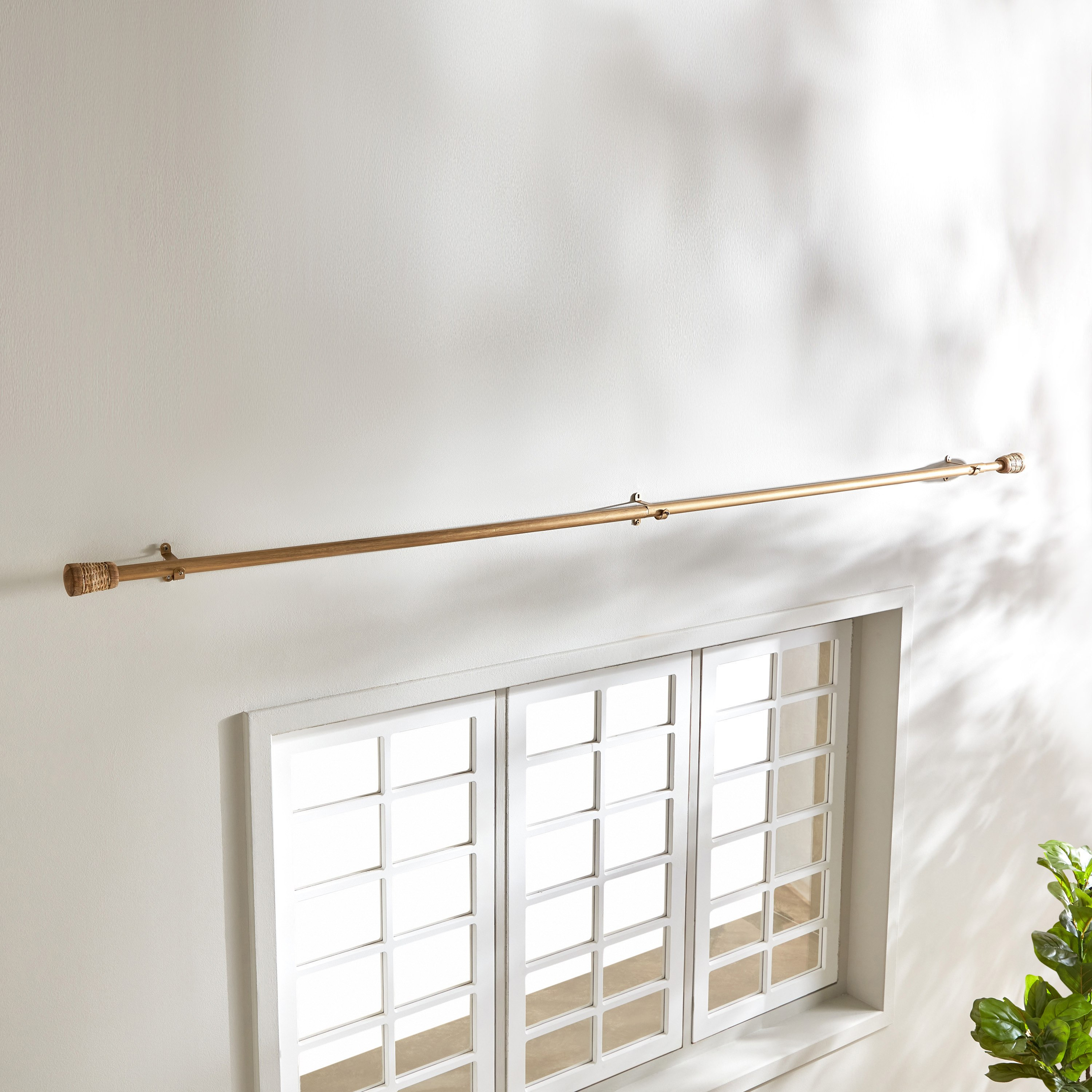 Natura Aries 25mm Extendable Single Curtain Rod - 110-320 cm-hbxhomeware-hbxdecorandfurnishings-image-2